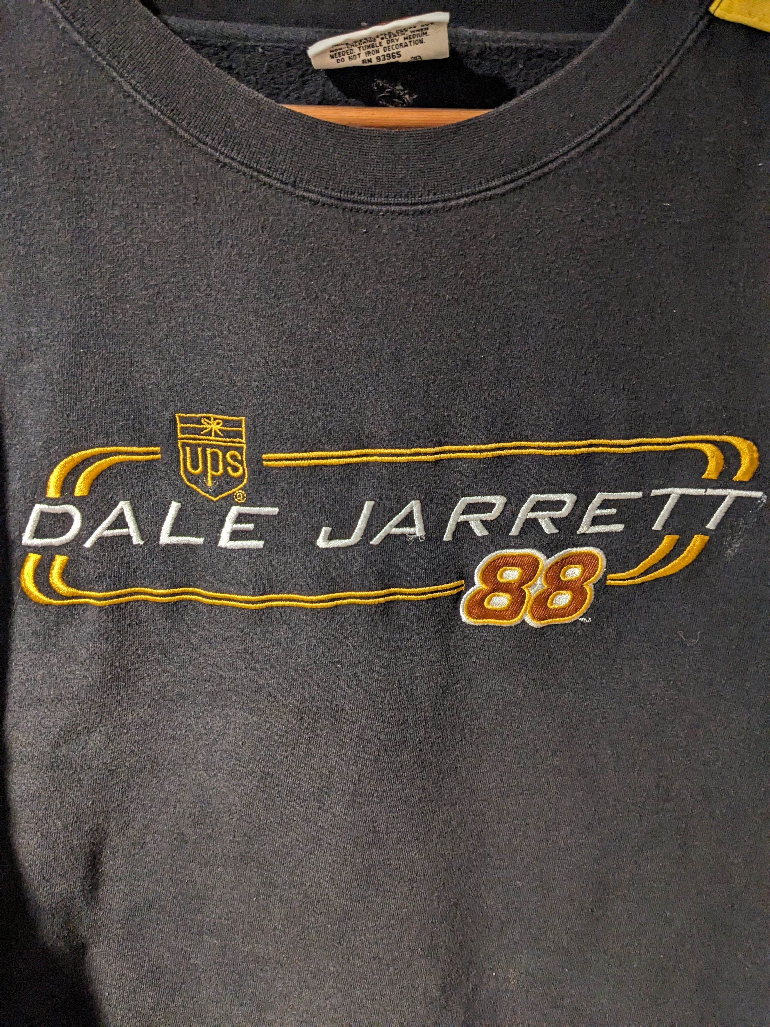 NASCAR × Vintage Vintage 90s Dale Jarrett Nascar Chase Authentic Sweatshirt Size US XL / EU 56 / 4 - 2 Thumbnail