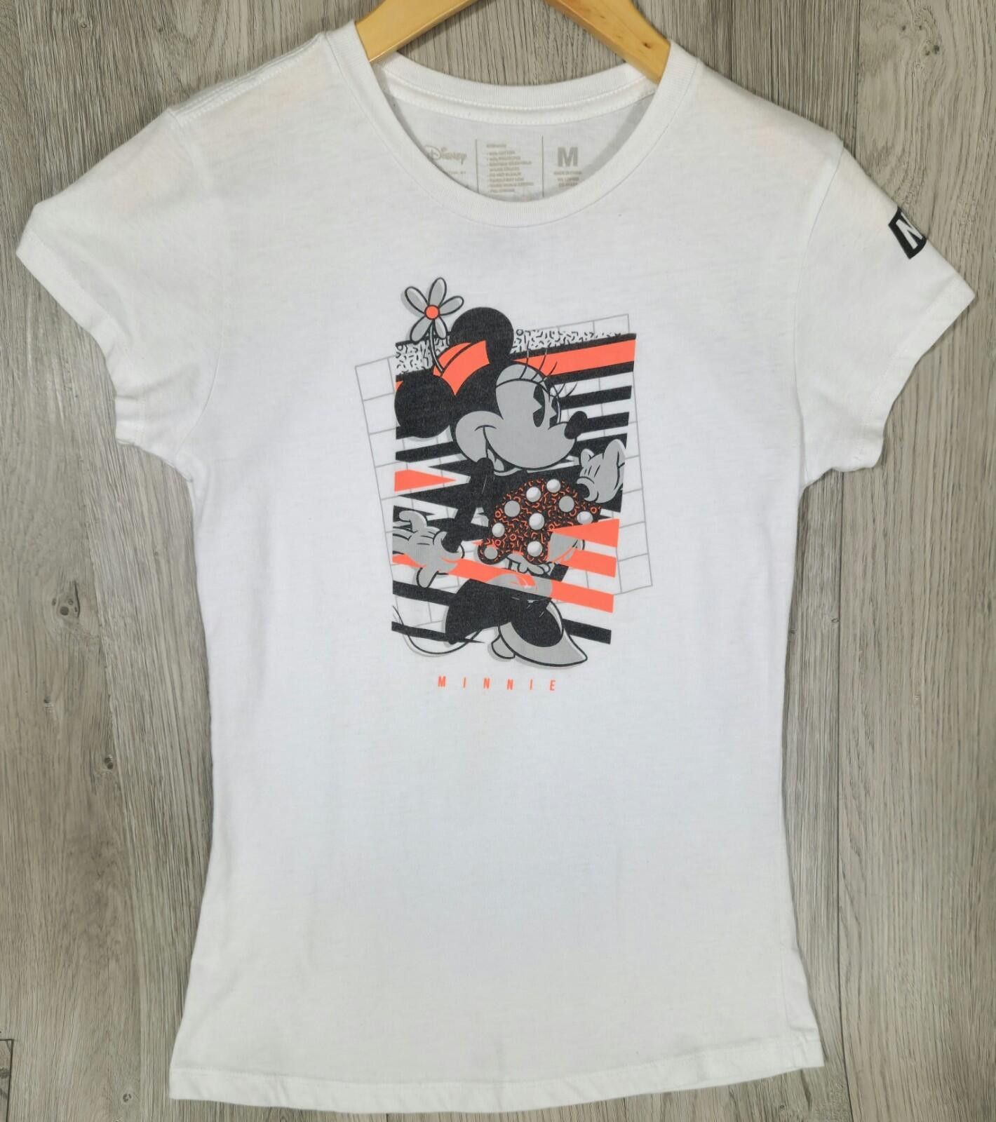 NEFF Neff Womens Minnie Minnie Mouse T-Shirt Tee Size M White #12 Size M / US 6-8 / IT 42-44 - 1 Thumbnail