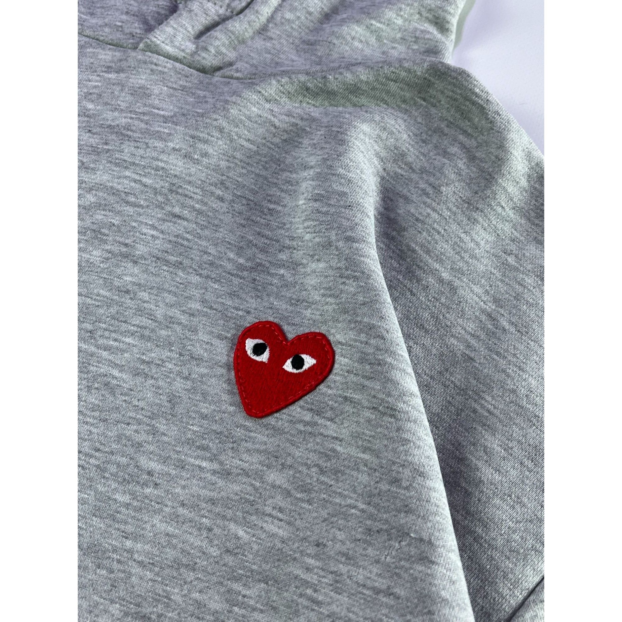 Comme des Garcons × Comme des Garcons PLAY Play Comme Des Garçons Grey Basic Hoodie Size US M / EU 48-50 / 2 - 3 Thumbnail