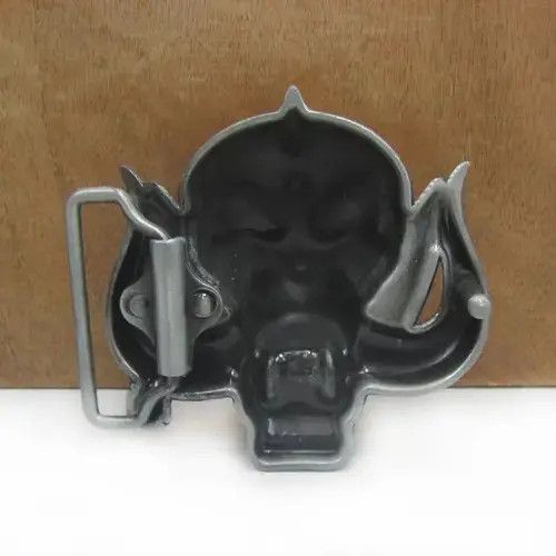 Other Black Exaggerated Skull Head Buckle ( no belt ) Size ONE SIZE - 4 Thumbnail