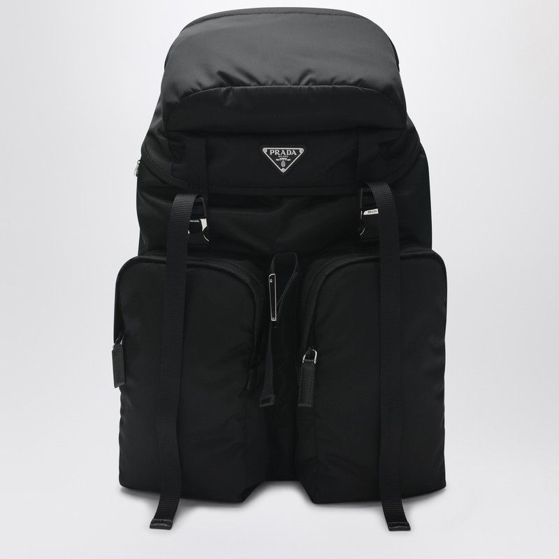Prada Prada Backpack In Black Re-Nylon And Saffiano Size ONE SIZE - 1 Thumbnail