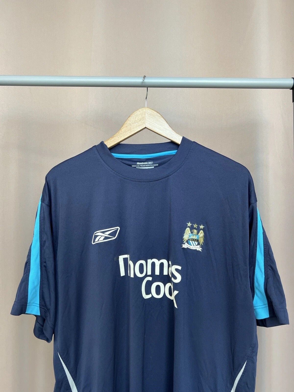 Reebok FC Manchester City 2005/2006 Training Football Shirt XXL/XL Size US XXL / EU 58 / 5 - 2 Thumbnail