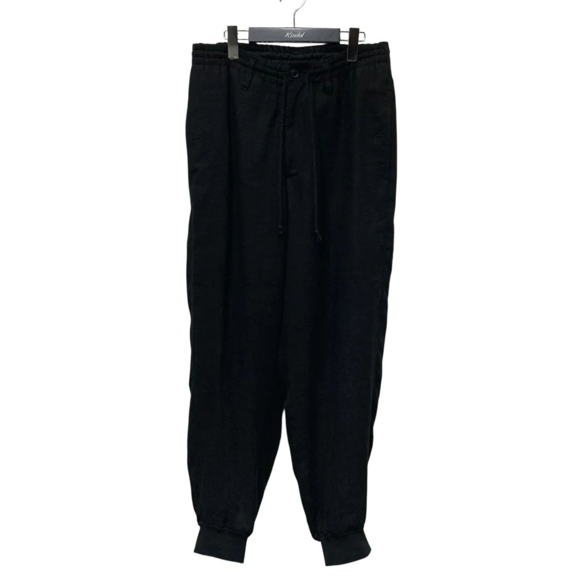 Yohji Yamamoto Yohji Yamamoto pour homme/ 24SS LAWN R-RIBBED HEM PANTS Size US 29 - 1 Thumbnail