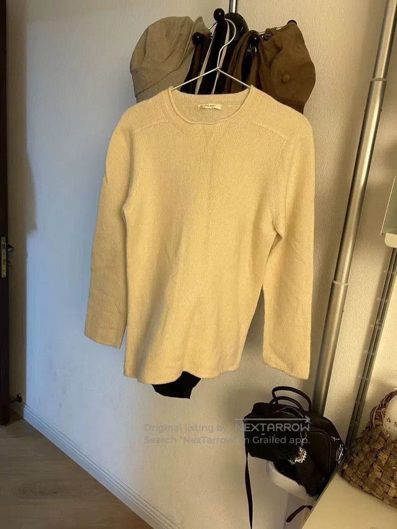 The Elder Statesman Cream White Cashmere Sweater L. Size US L / EU 52-54 / 3 - 1 Thumbnail