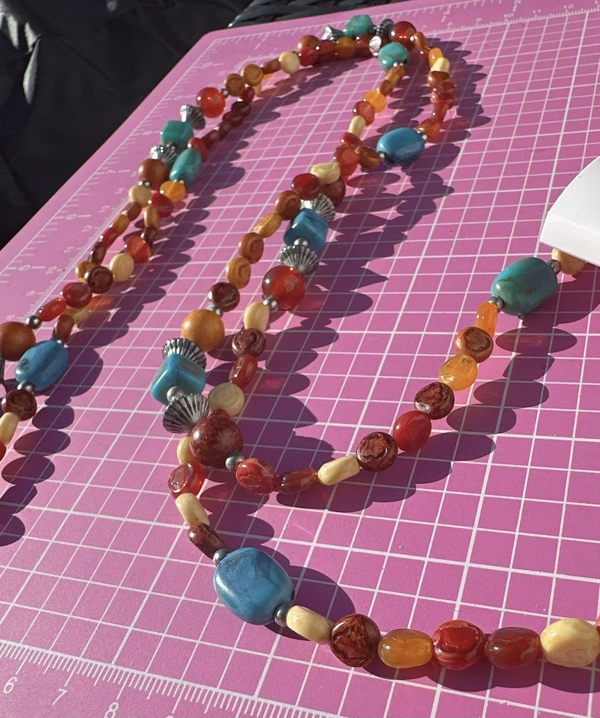 Lucky Brand Lucky Brand necklace Amber Tibetan bluestone Sandalwood Size ONE SIZE - 5 Thumbnail