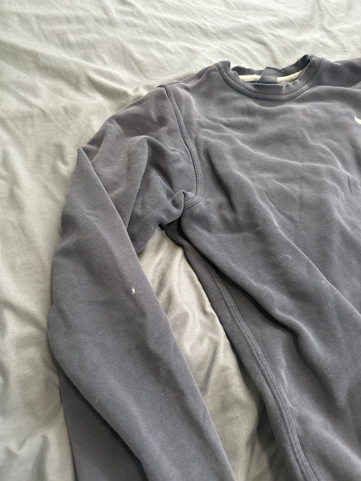 Nike Vintage Nike Scott Mini Swoosh Crewneck Sweatshirt Navy Blue Size US L / EU 52-54 / 3 - 7 Thumbnail