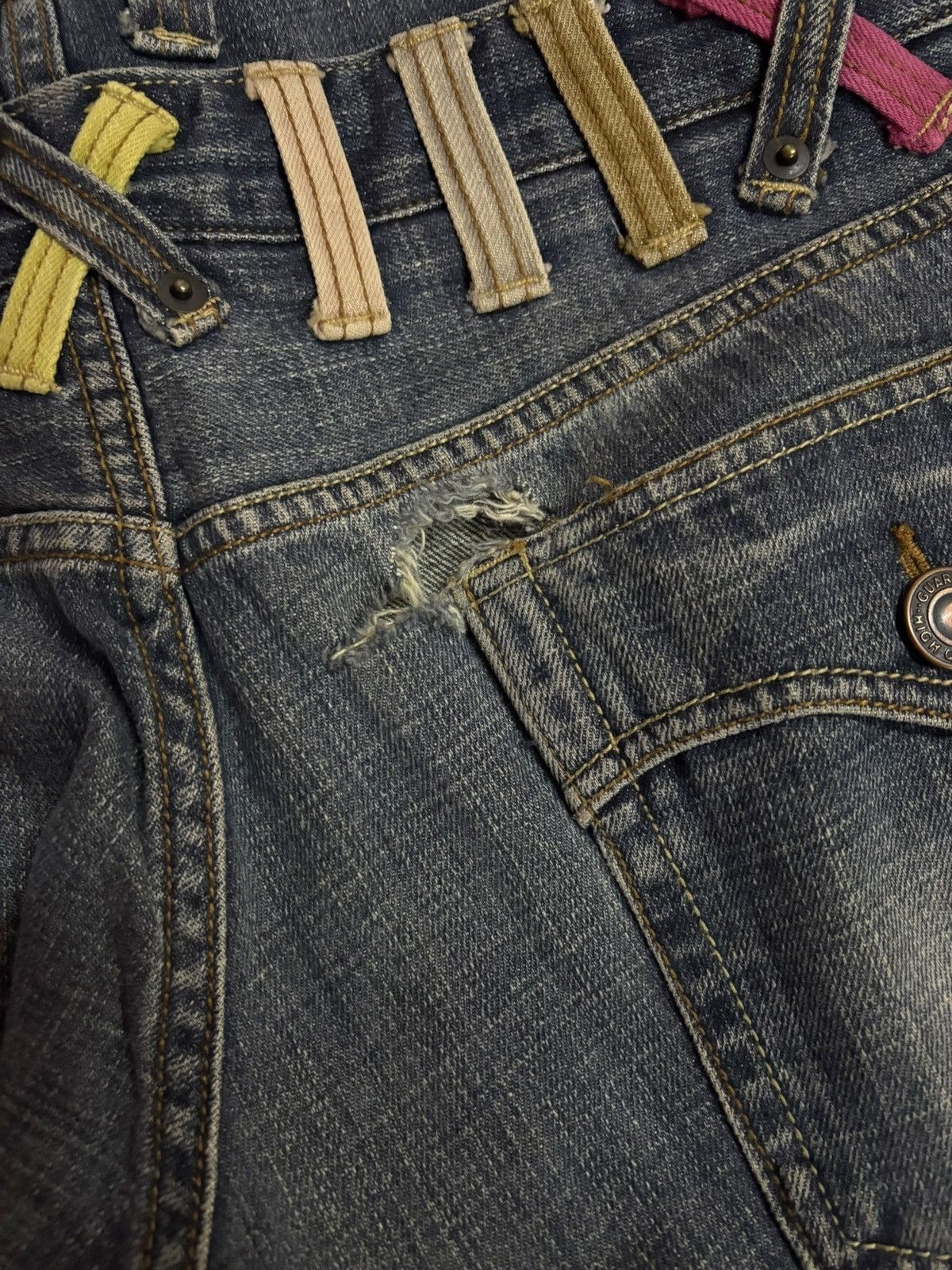 14th Addiction Y2k Dominate Double Waist Jeans 14th Edition Inspired Size US 30 / EU 46 - 7 Thumbnail