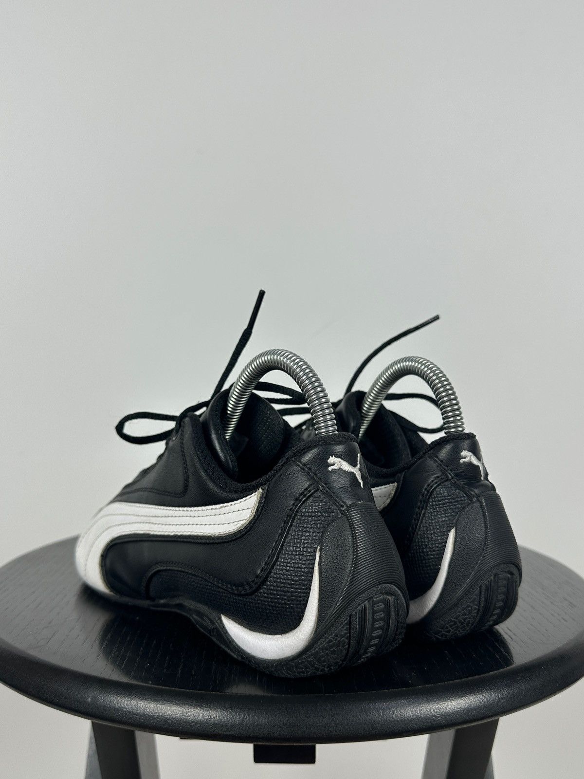 Puma Vintage Puma Speedcat Black/White Leather Y2K Sneakers Size US 5 / IT 35 - 7 Thumbnail