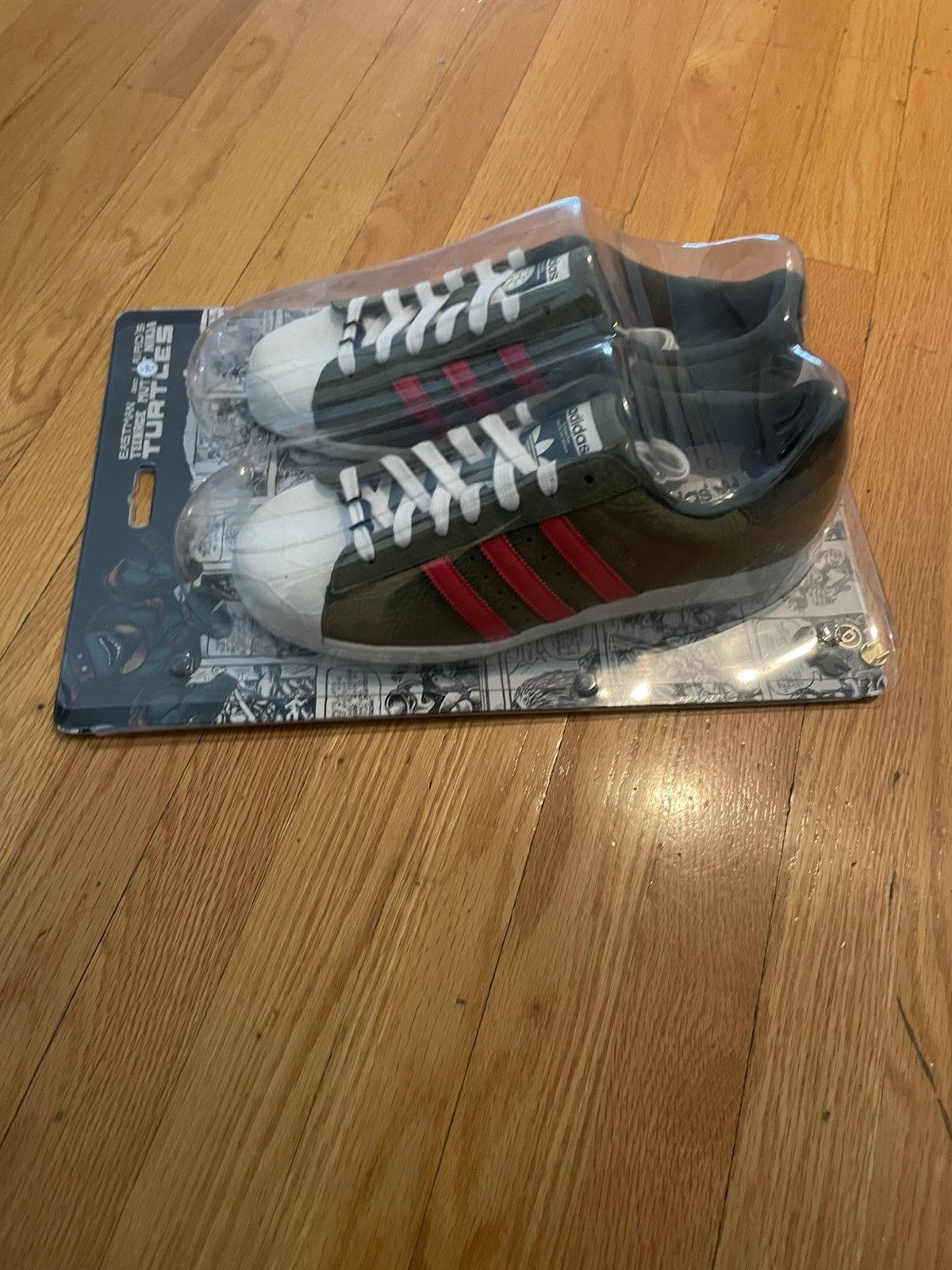 Adidas Adidas superstar sheltoe teenage mutant ninja turtle Size US 11.5 / EU 44-45 - 2 Thumbnail