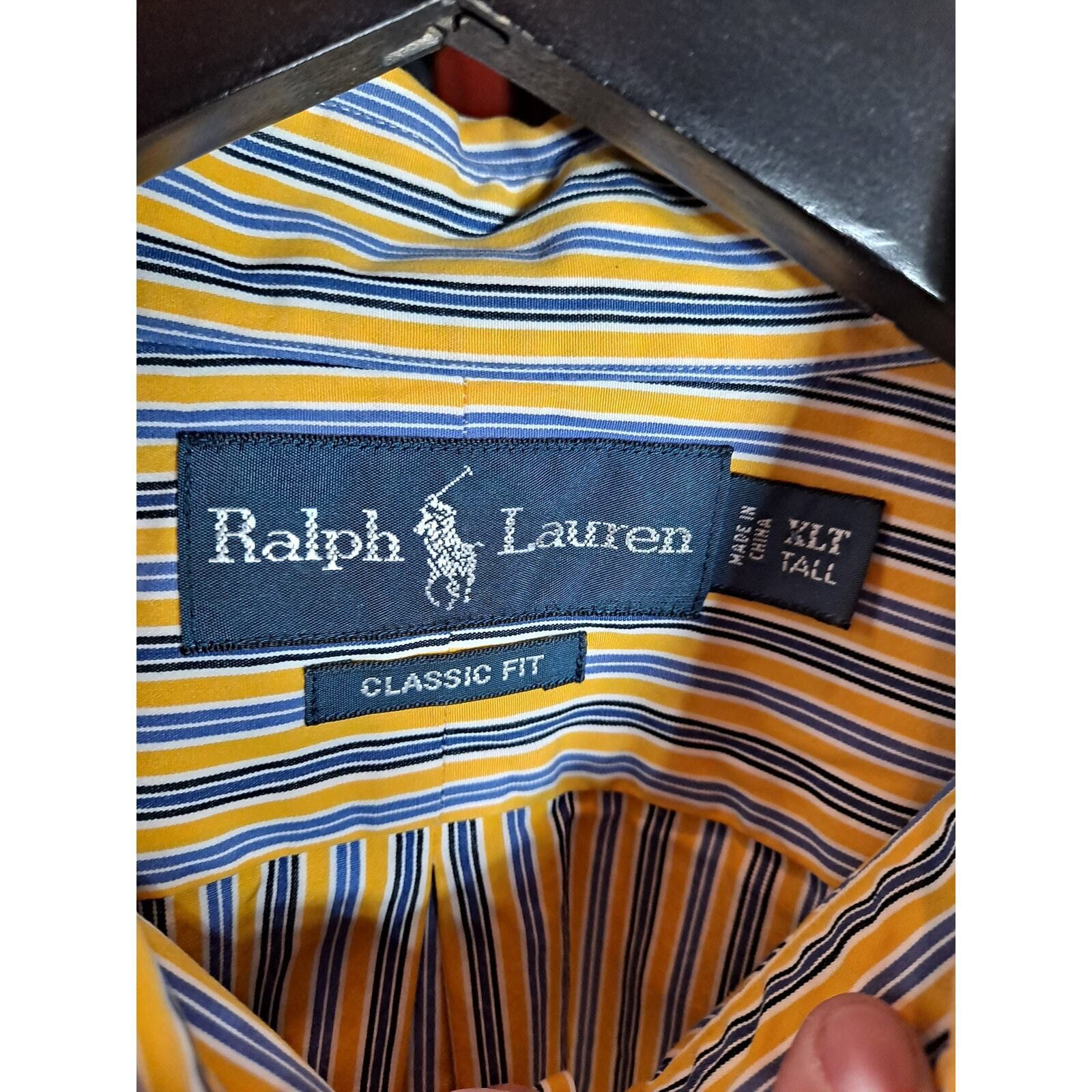Ralph Lauren Ralph Lauren Men's Classic Fit Striped Long Sleeve Button-Up Size US XL / EU 56 / 4 - 6 Thumbnail