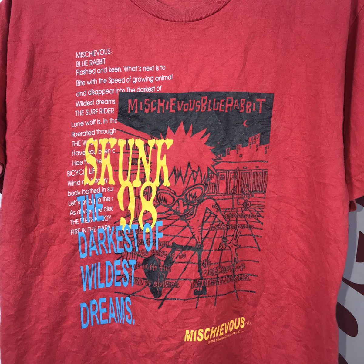 Japanese Brand 🔥Mischievous Skunk Punk by Emi Nakayama Seditionaries Tee Size US L / EU 52-54 / 3 - 4 Thumbnail