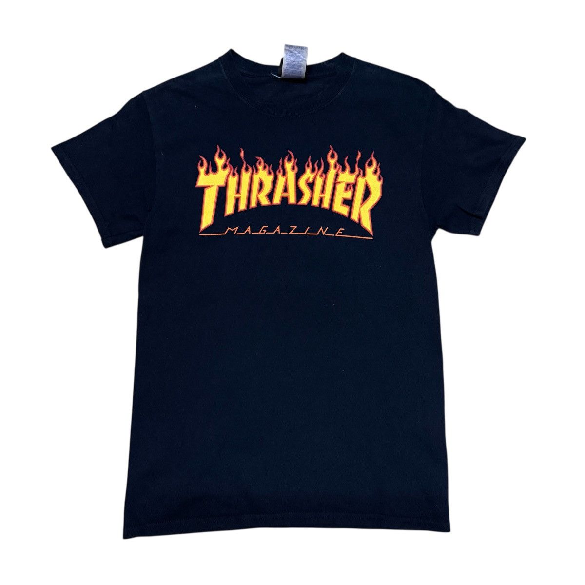 Thrasher Thrasher Flame Big Logo Skate T Shirt Size US S / EU 44-46 / 1 - 1 Thumbnail