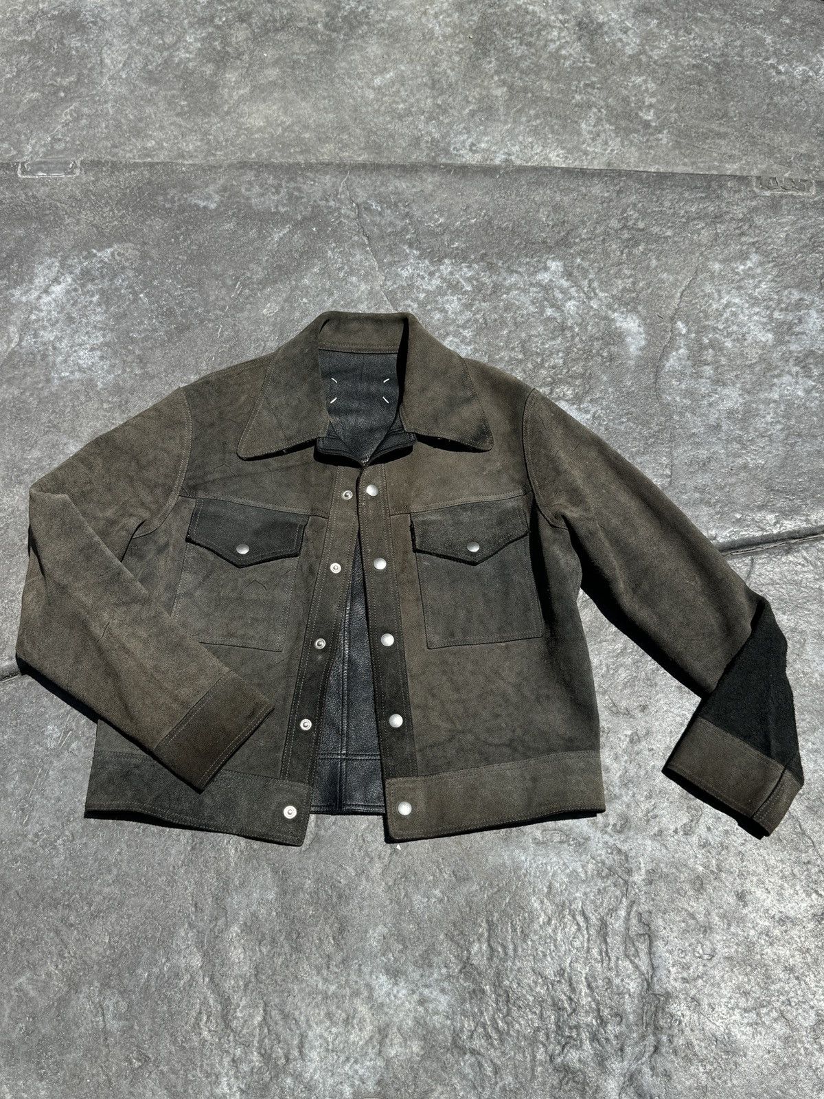 Maison Margiela Maison Margiela Leather Jacket Size US L / EU 52-54 / 3 - 2 Thumbnail