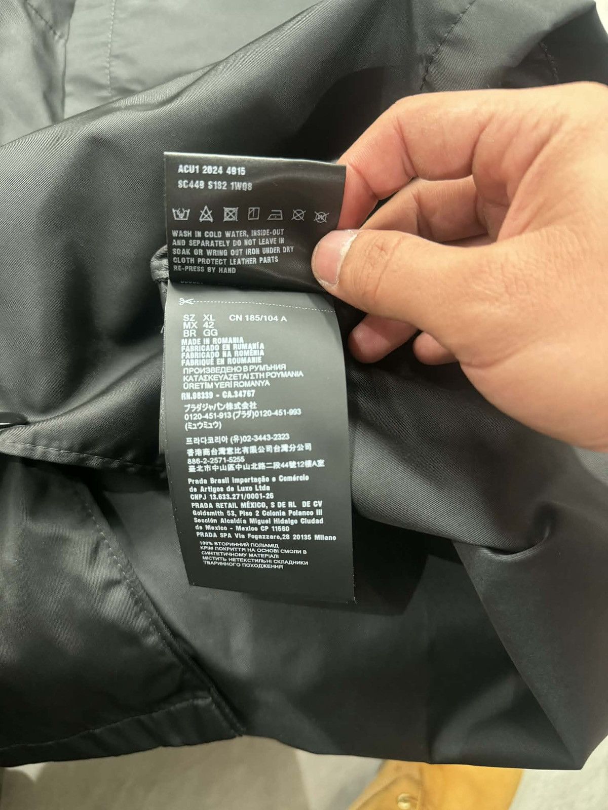 Prada Prada Re-nylon Shirt- Black Size US XL / EU 56 / 4 - 14 Thumbnail