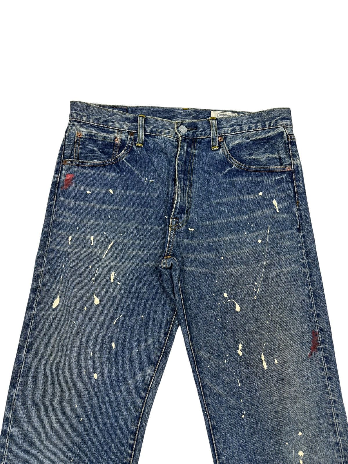 Kapital RARE VINTAGE PAINTER JEANS OSHKOSH BAGGY LOOSE DENIM JEAN Size US 34 / EU 50 - 5 Thumbnail