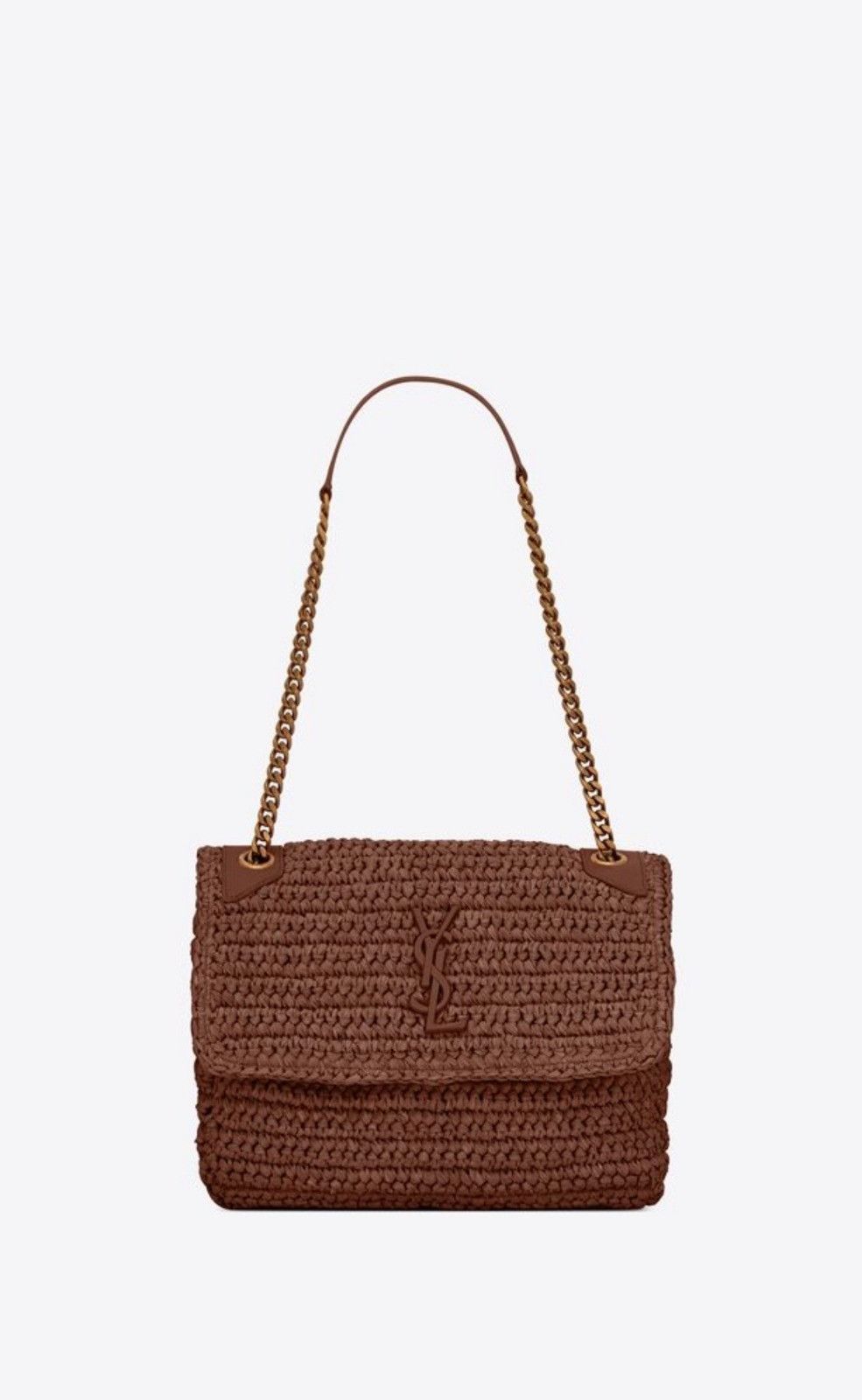 Saint Laurent Paris o1b1hav110724 Size: OS / Niki Medium Chain Bag in Brown Size ONE SIZE - 1 Thumbnail