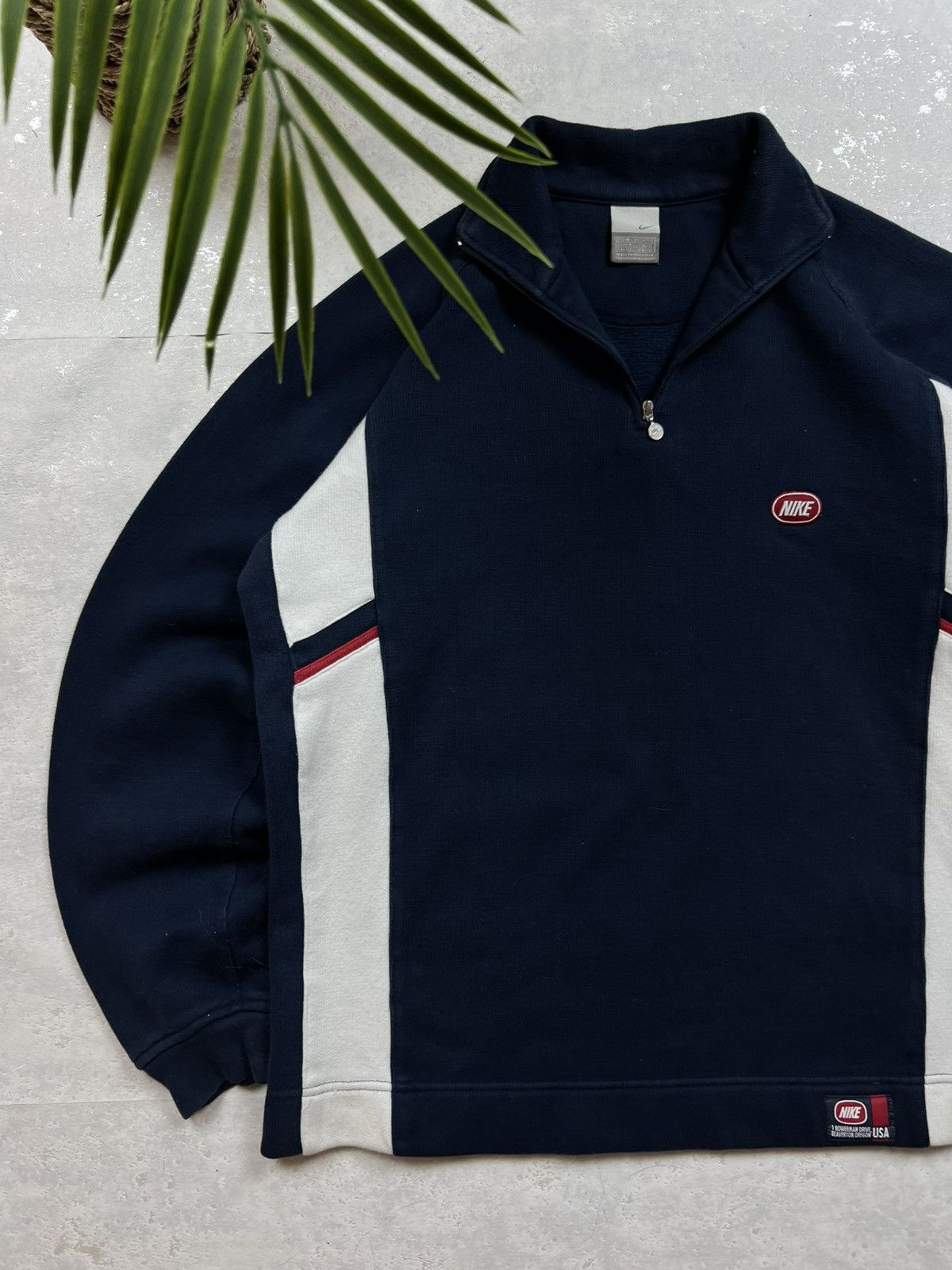 Nike 90s Nike Retro Logo Vintage 1/4 Zip Y2K Knit Retro Sweater Size US M / EU 48-50 / 2 - 2 Thumbnail