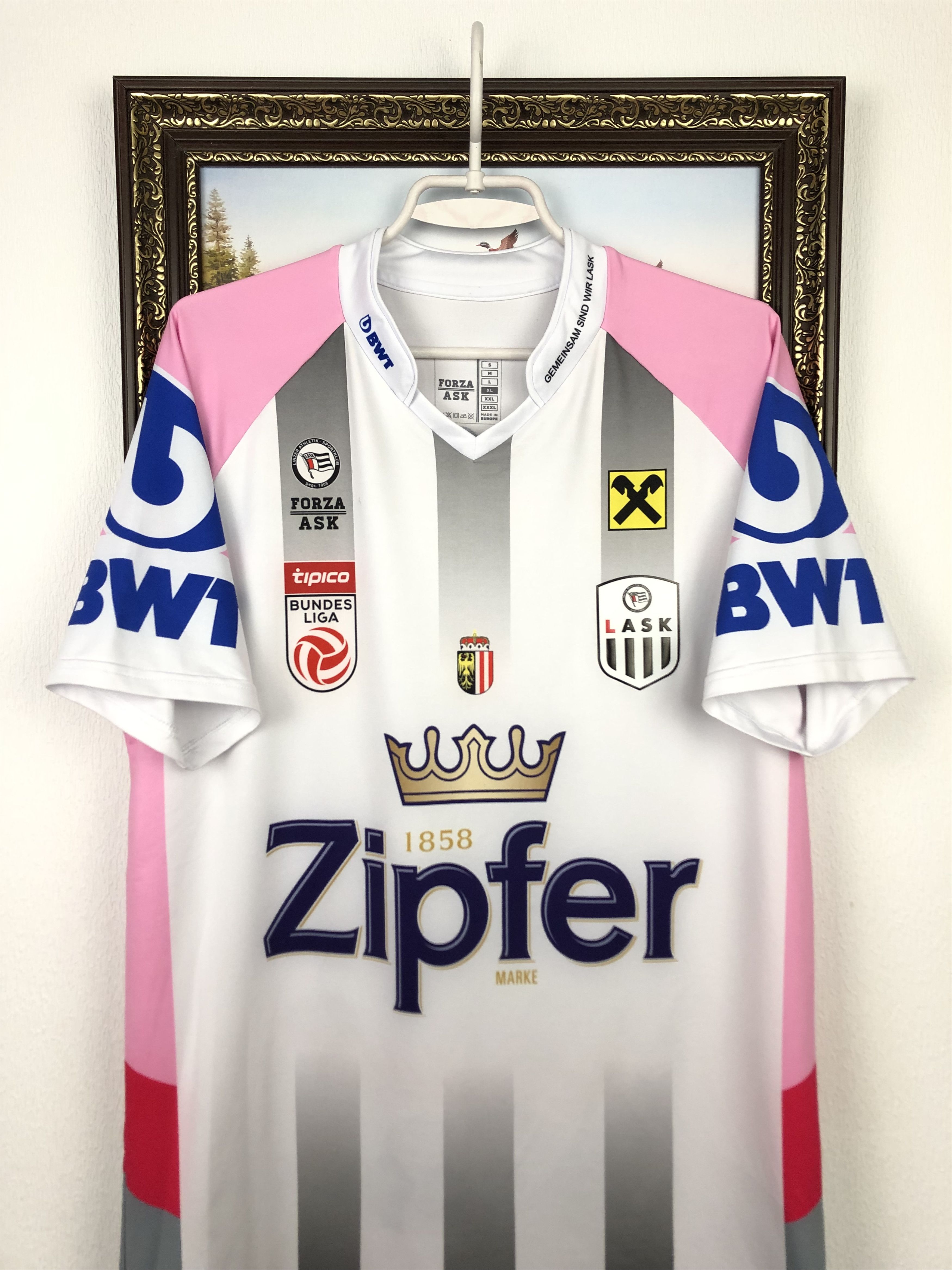 Other LASK Linz Home football shirt 2019 Soccer Jersey Mens Trikot Size US XL / EU 56 / 4 - 2 Thumbnail