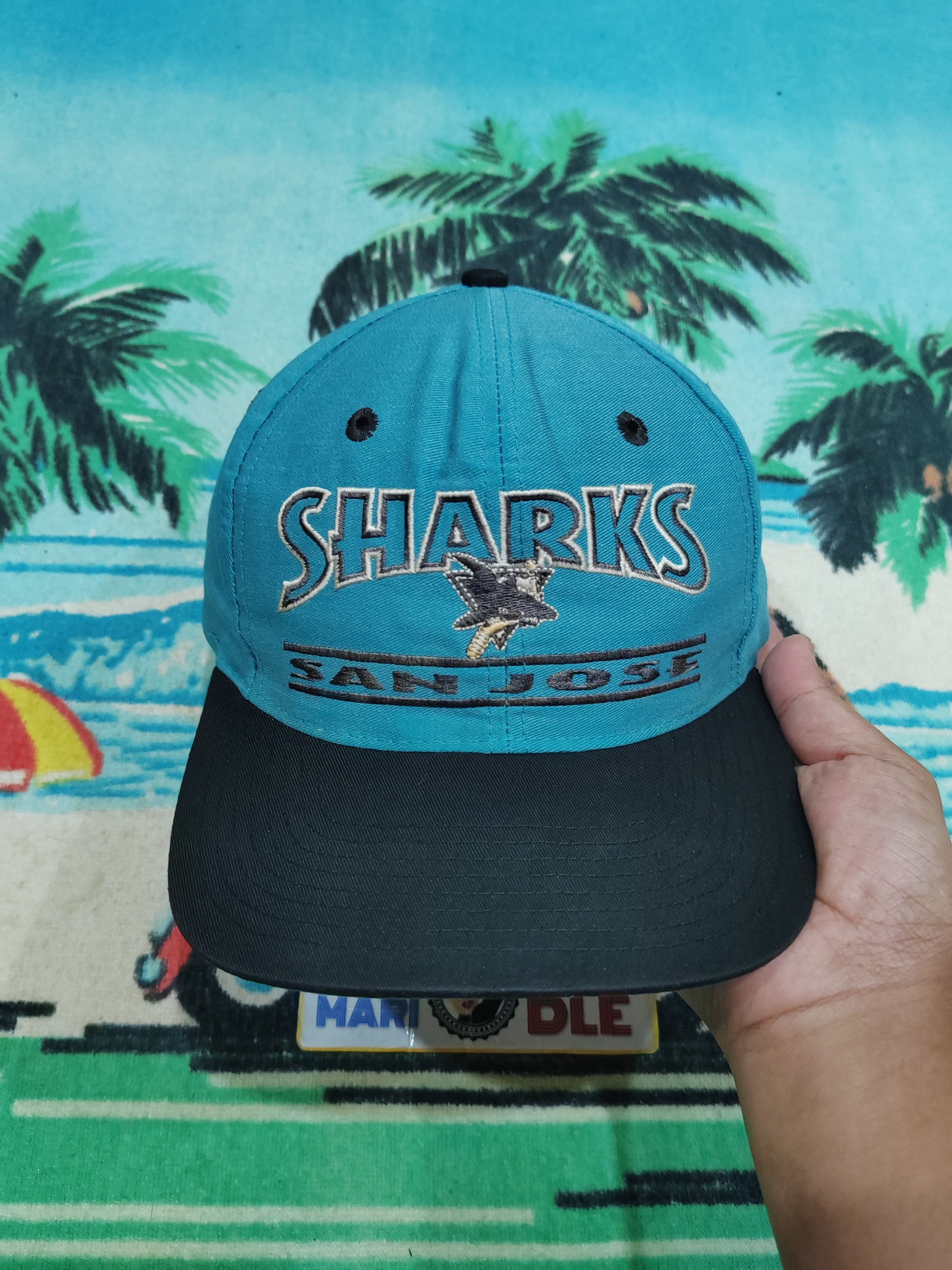 NHL VINTAGE CAP SAN JOSE SHARKS X THE GAME Size ONE SIZE - 1 Thumbnail