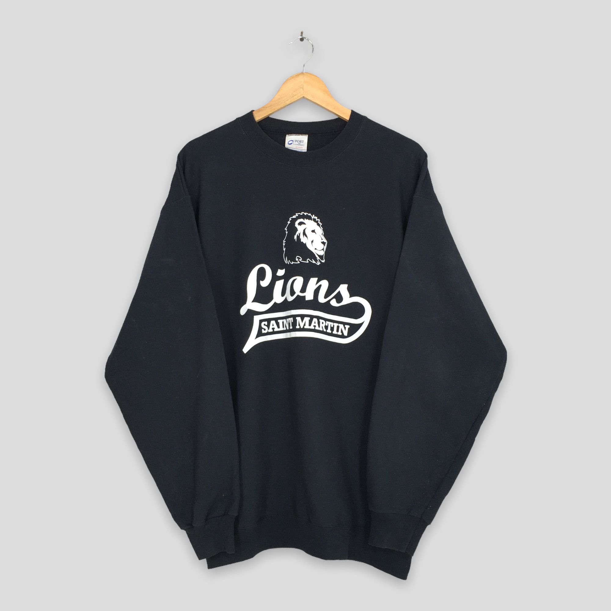NCAA Vintage Lions Saint Martin High School Sweatshirt Large Size US L / EU 52-54 / 3 - 1 Thumbnail