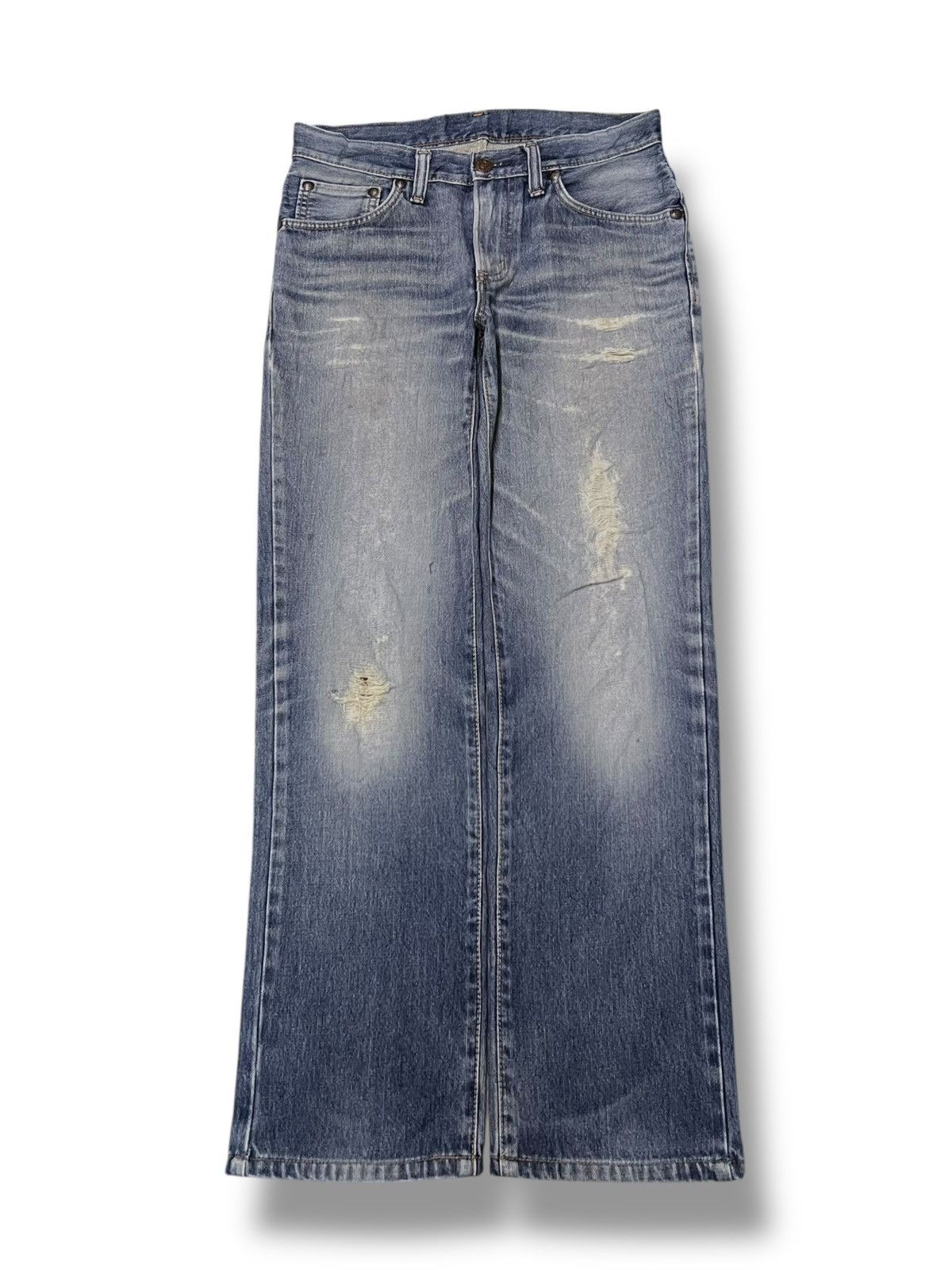 Edwin Vintage Edwin 503 Zylon - Faded Wash, Distressed Denim Size US 32 / EU 48 - 2 Thumbnail