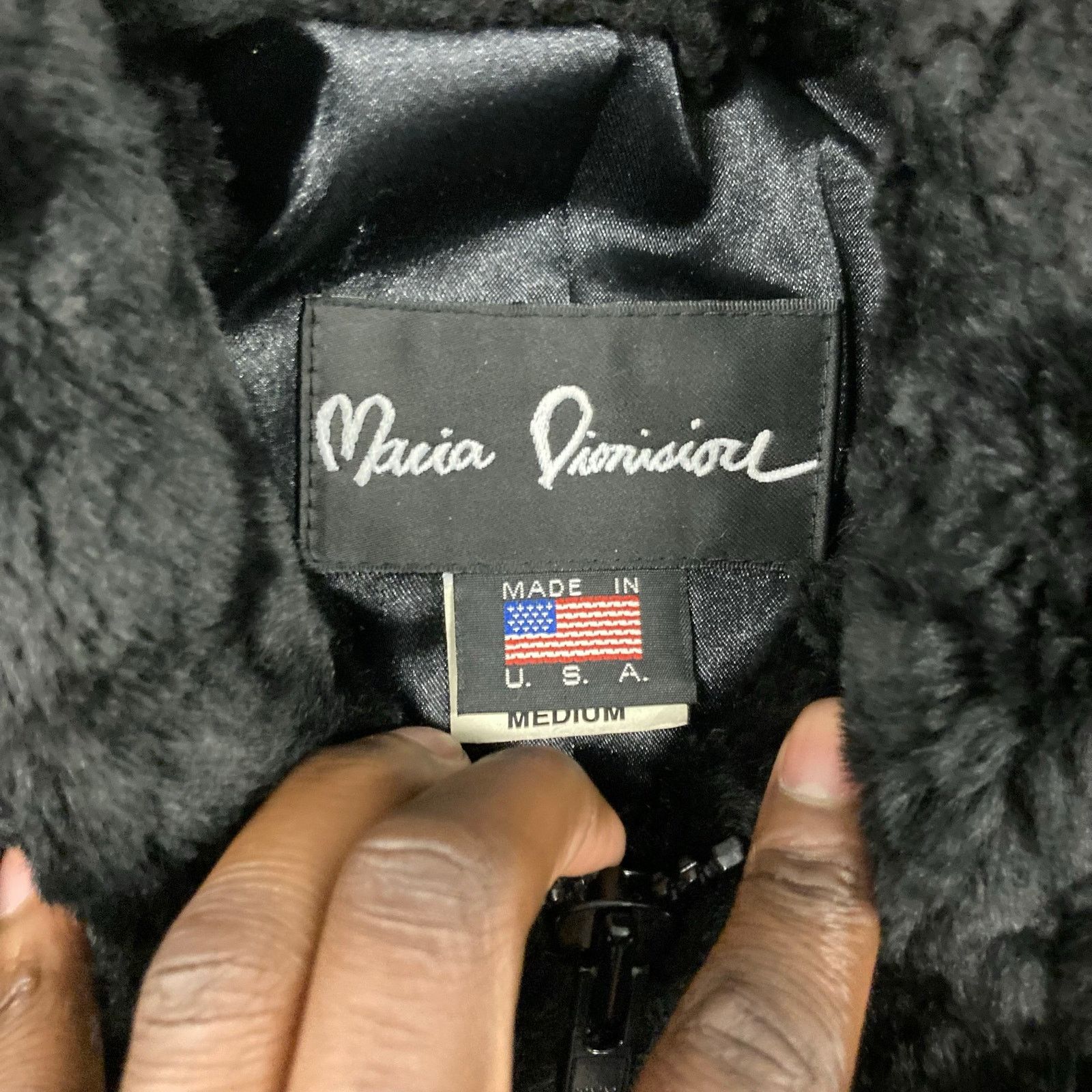 Vintage Faux fur maria dionisiou zip up coat Size M / US 6-8 / IT 42-44 - 5 Thumbnail