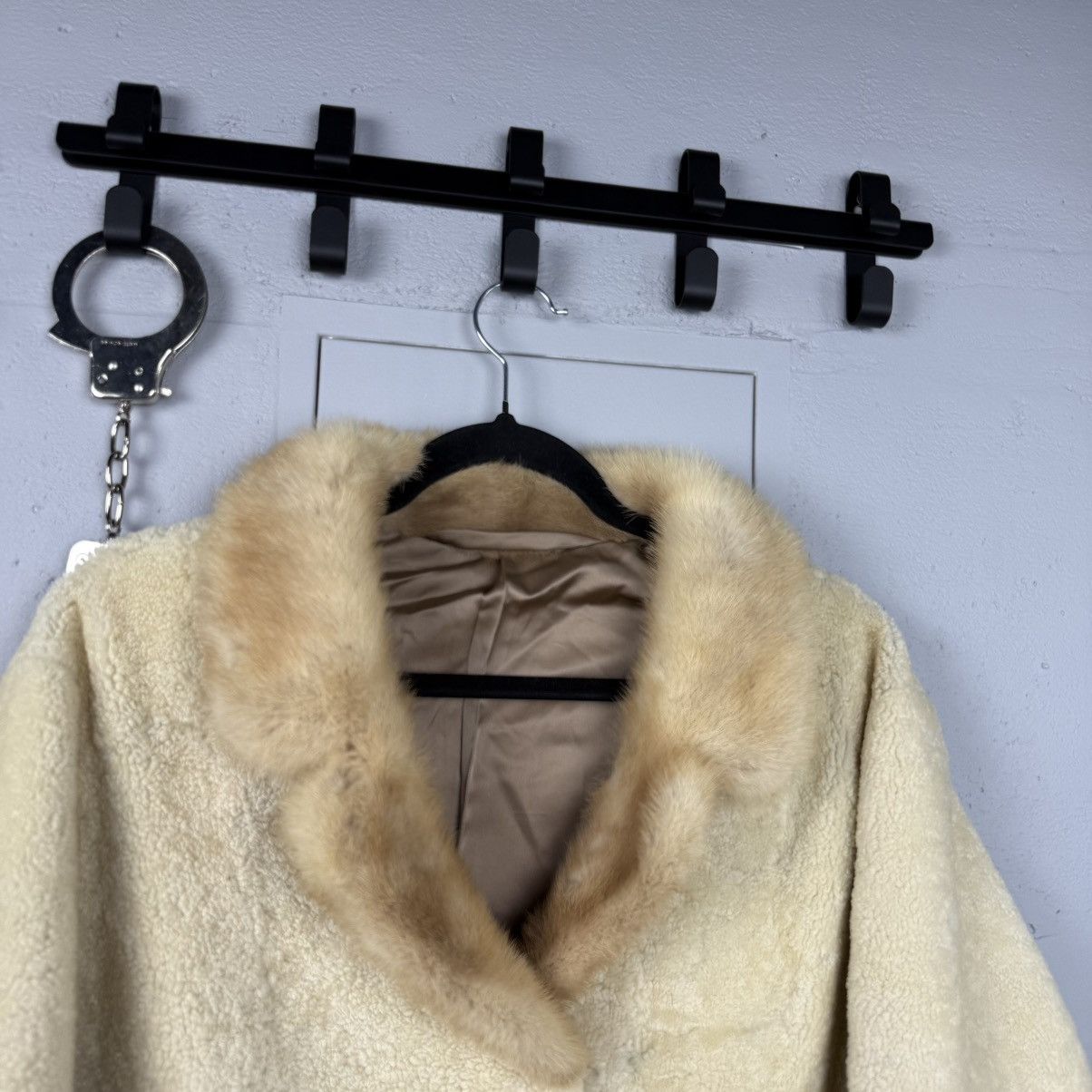 Vintage Vintage Keska Coat Avant Garde Real Fur Faux Size L / US 10 / IT 46 - 4 Thumbnail