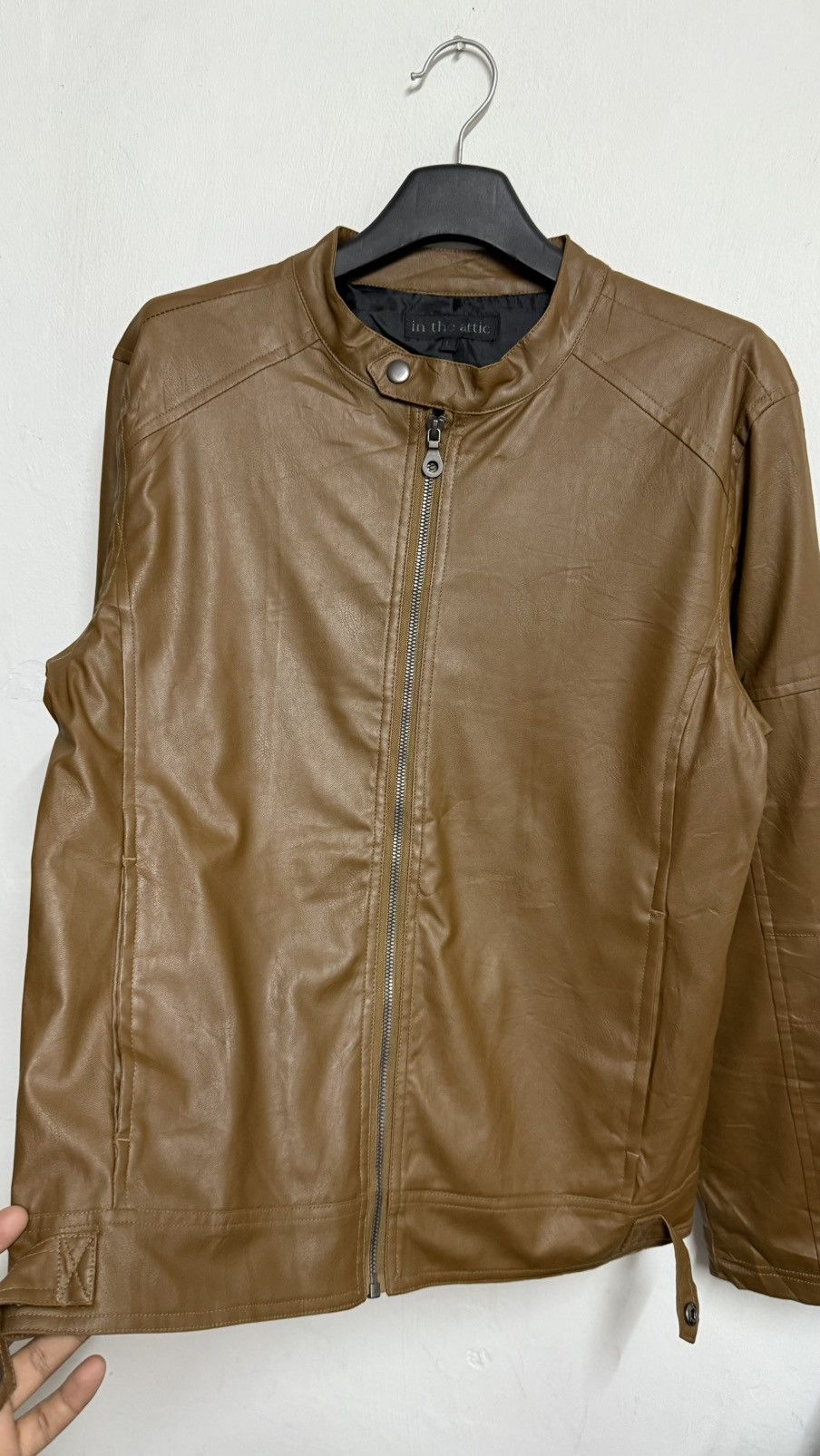 In The Attic In The Attic Biker Jacket Mock Collar Large Size US L / EU 52-54 / 3 - 2 Thumbnail