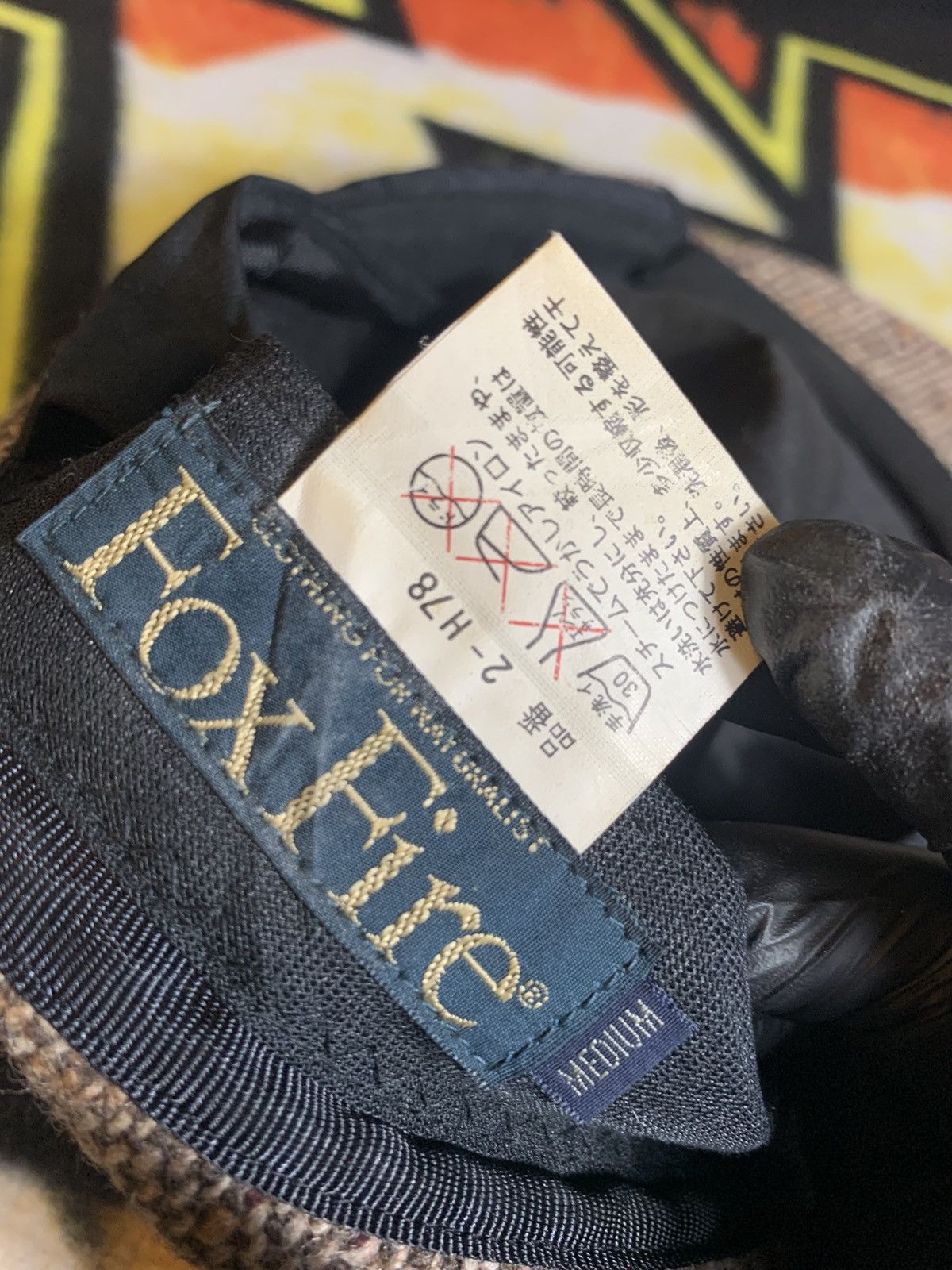 Japanese Brand × Vintage FoxFire Japan Vintage Tweed Hunting Cap - Medium Size ONE SIZE - 6 Thumbnail