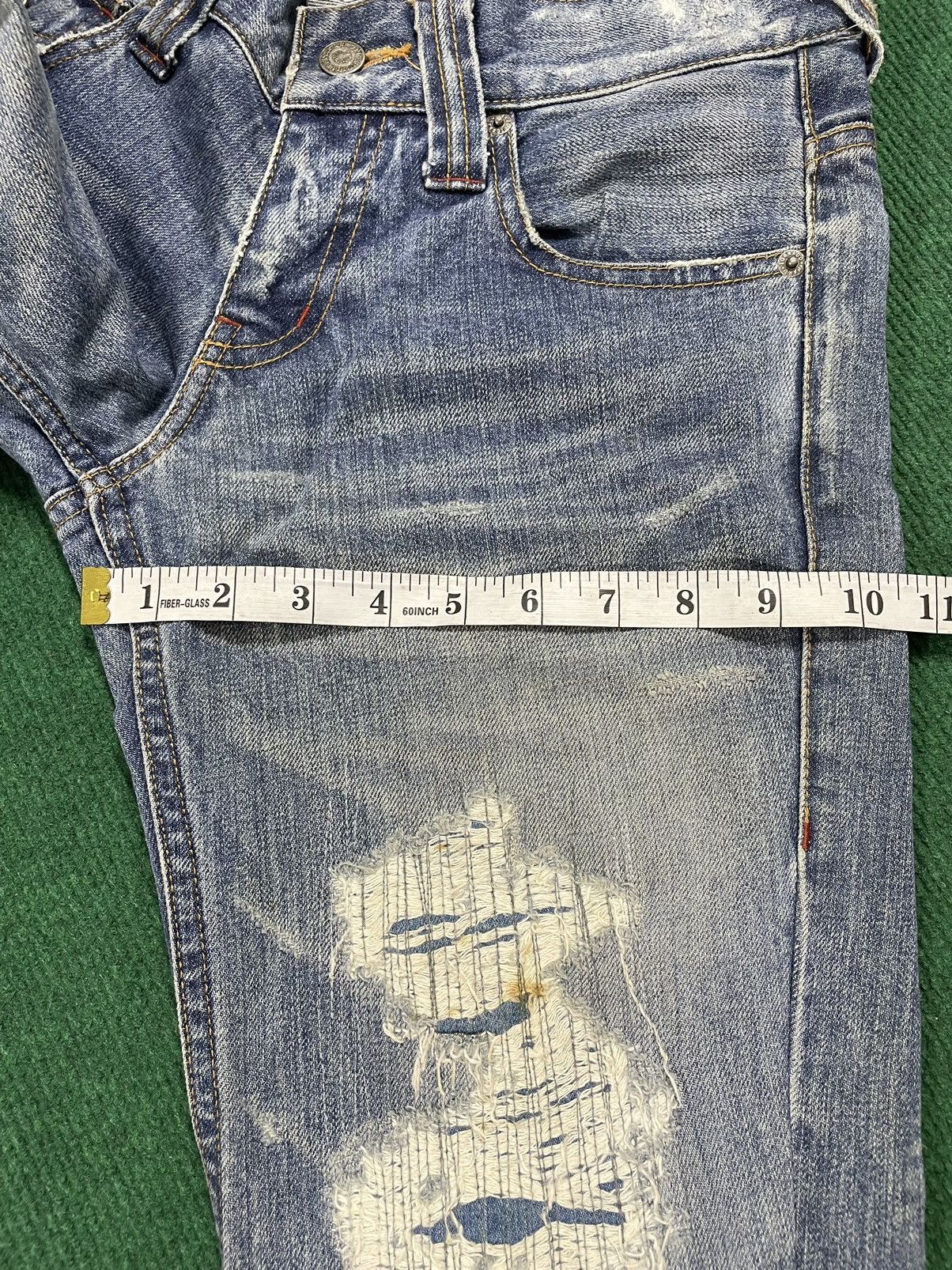 Japanese Brand Distressed Tornado Mart Flairs Cut Jeans Size US 32 / EU 48 - 20 Thumbnail