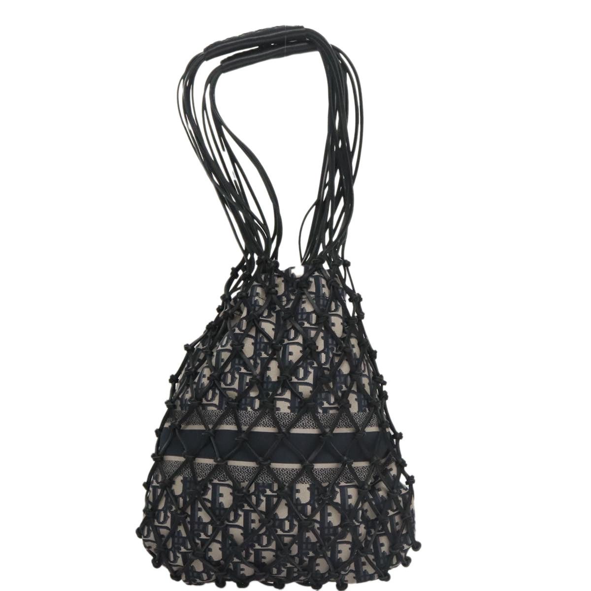 Dior DIOR Trotter Canvas Hand Bag Navy Size ONE SIZE - 2 Thumbnail