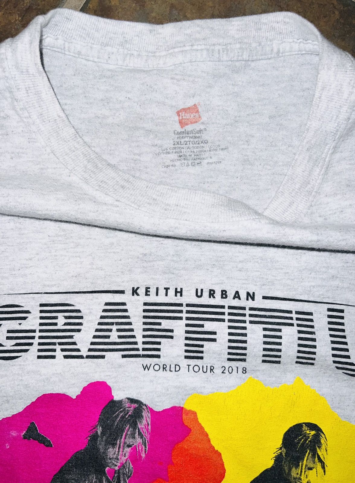 Band Tees × Vintage 2018 KEITH URBAN WORLD TOUR T-SHIRT Size US XXL / EU 58 / 5 - 7 Thumbnail
