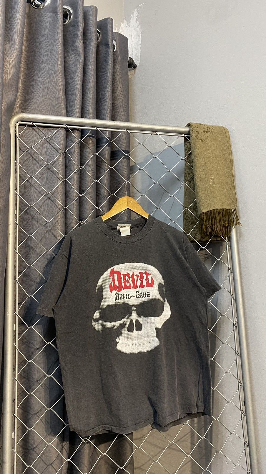 Japanese Brand × Vintage VINTAGE DEVIL GANG SKULL TSHIRT MEDIUM Size US M / EU 48-50 / 2 - 1 Thumbnail