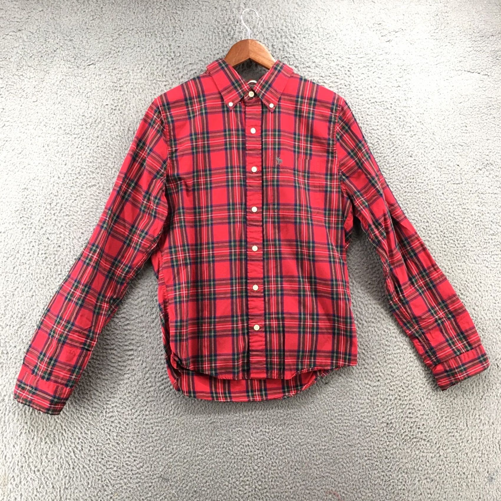 Abercrombie & Fitch Abercrombie & Fitch Button Down Shirt Mens L Multicolor Plaid Cotton Long Sleeve Size US L / EU 52-54 / 3 - 2 Thumbnail