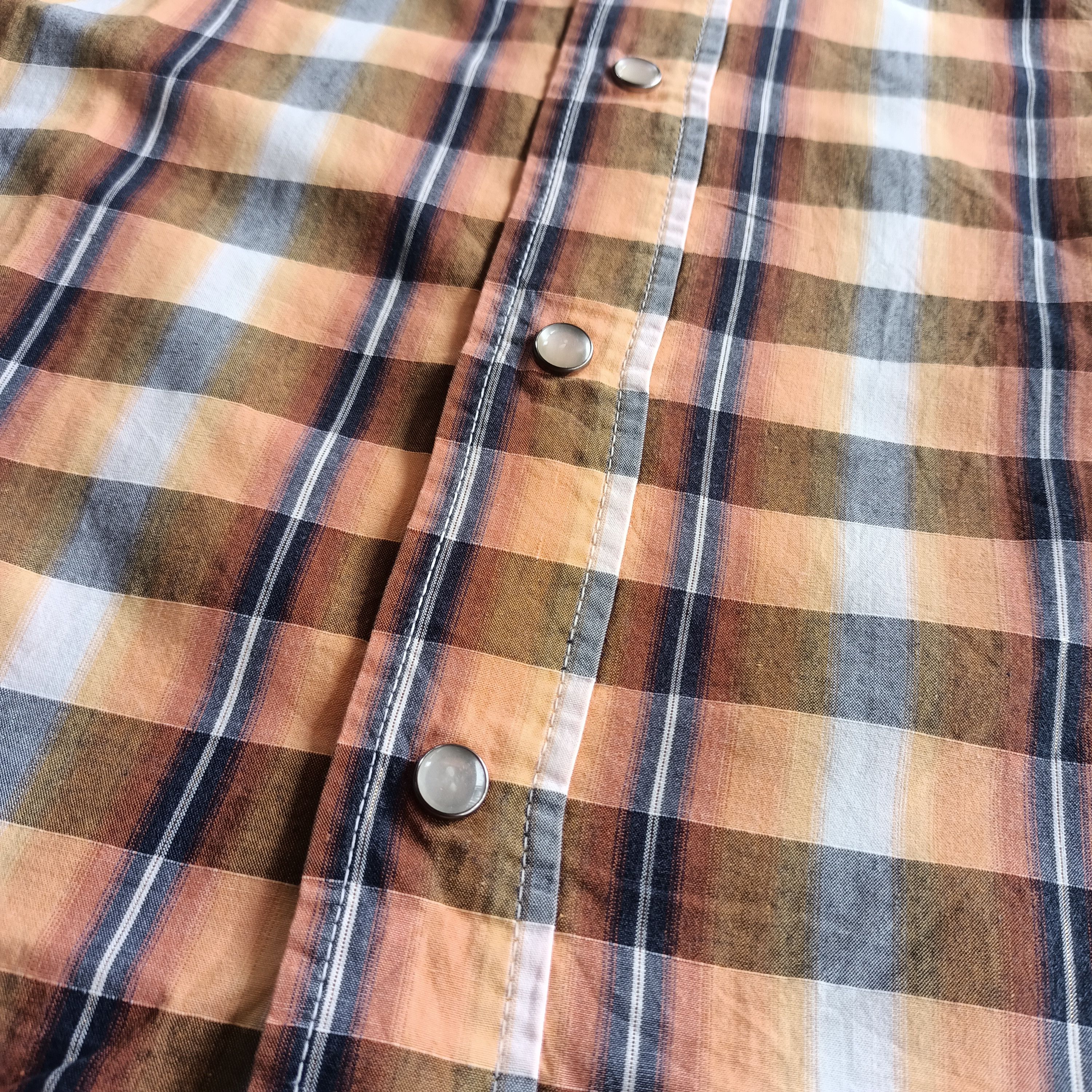 Hysteric Glamour × Japanese Brand 00s Hysteric glamour pearl snap plaid L/s shirt Size US M / EU 48-50 / 2 - 5 Thumbnail