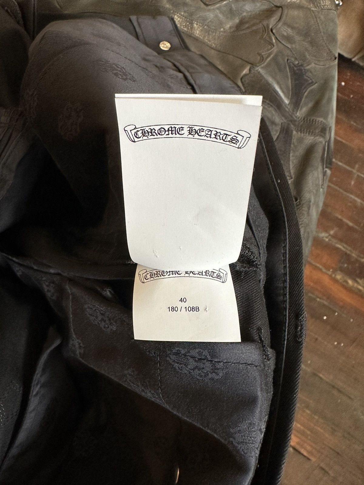 Chrome Hearts CHROME HEARTS PATCH PANTS SZ-40 XXXL Size US 40 / EU 56 - 8 Thumbnail