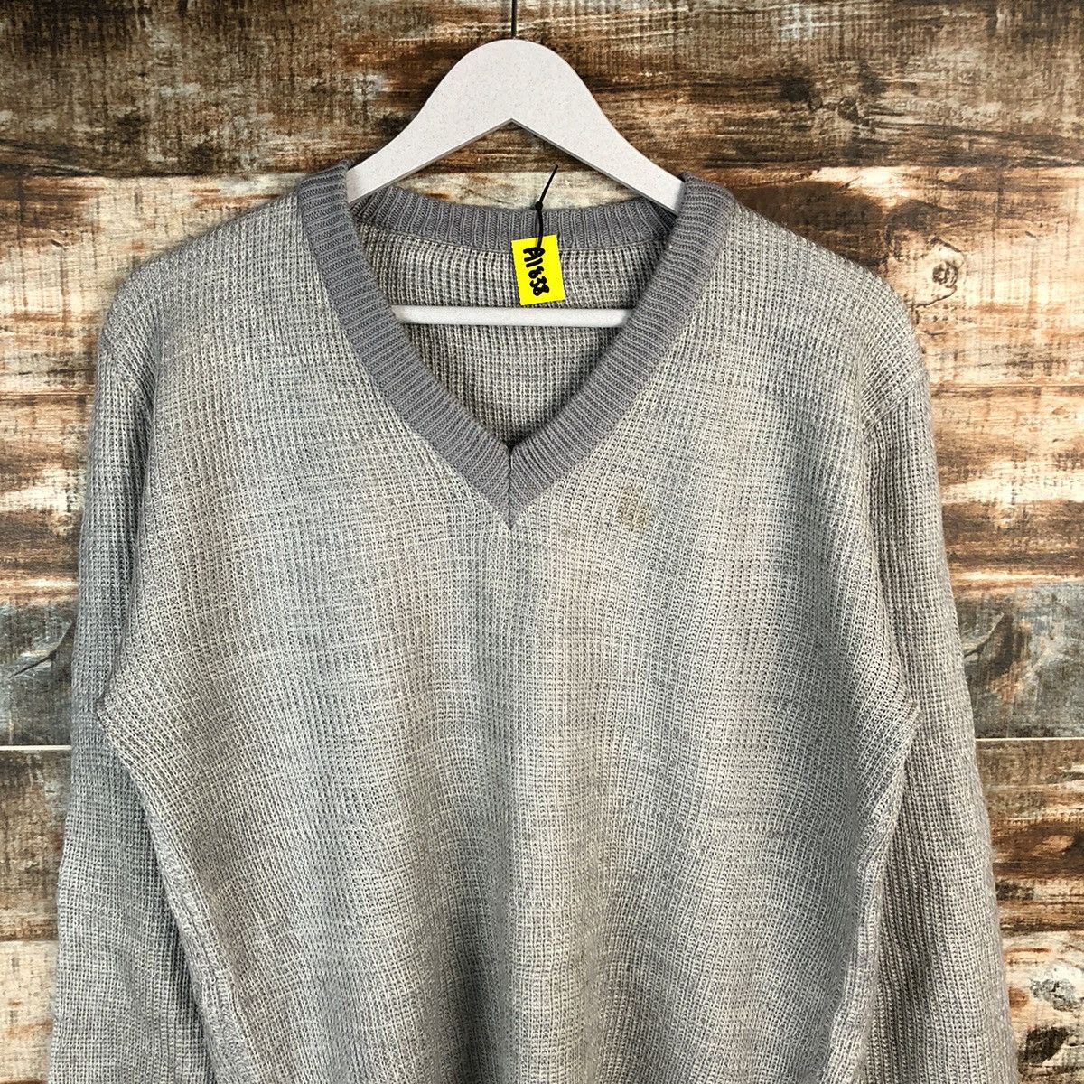 Vintage Japanese Brand Grey plain vintage Knitwear #A1838 Size M / US 6-8 / IT 42-44 - 5 Thumbnail