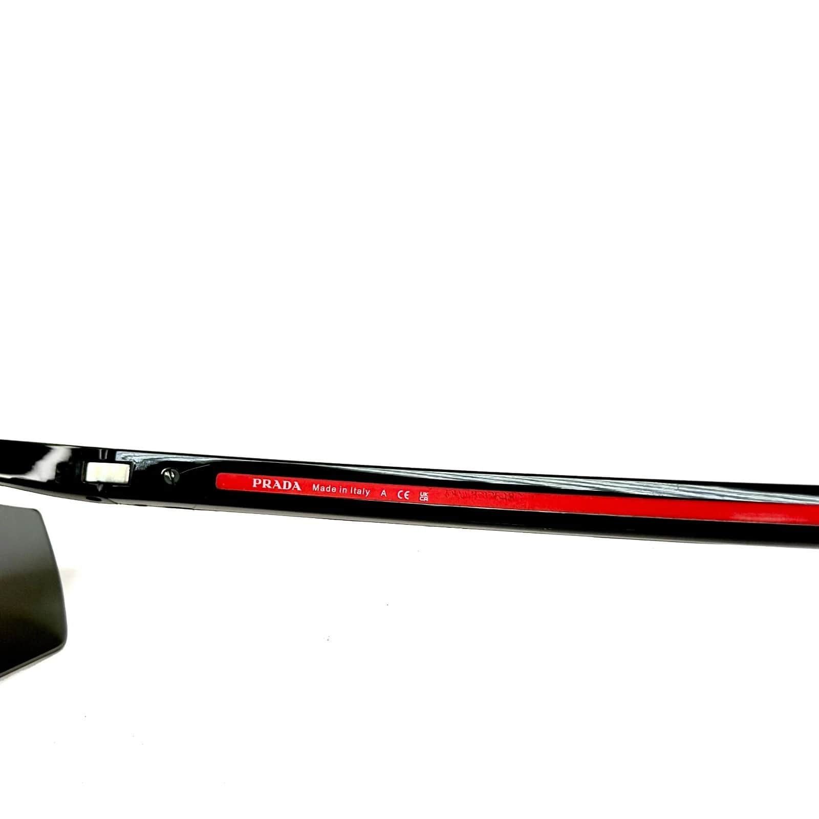 Prada PRADA LINEA ROSSA ACTIVE 07Y Black Rubber Sport Mask PS07YS Size ONE SIZE - 7 Thumbnail