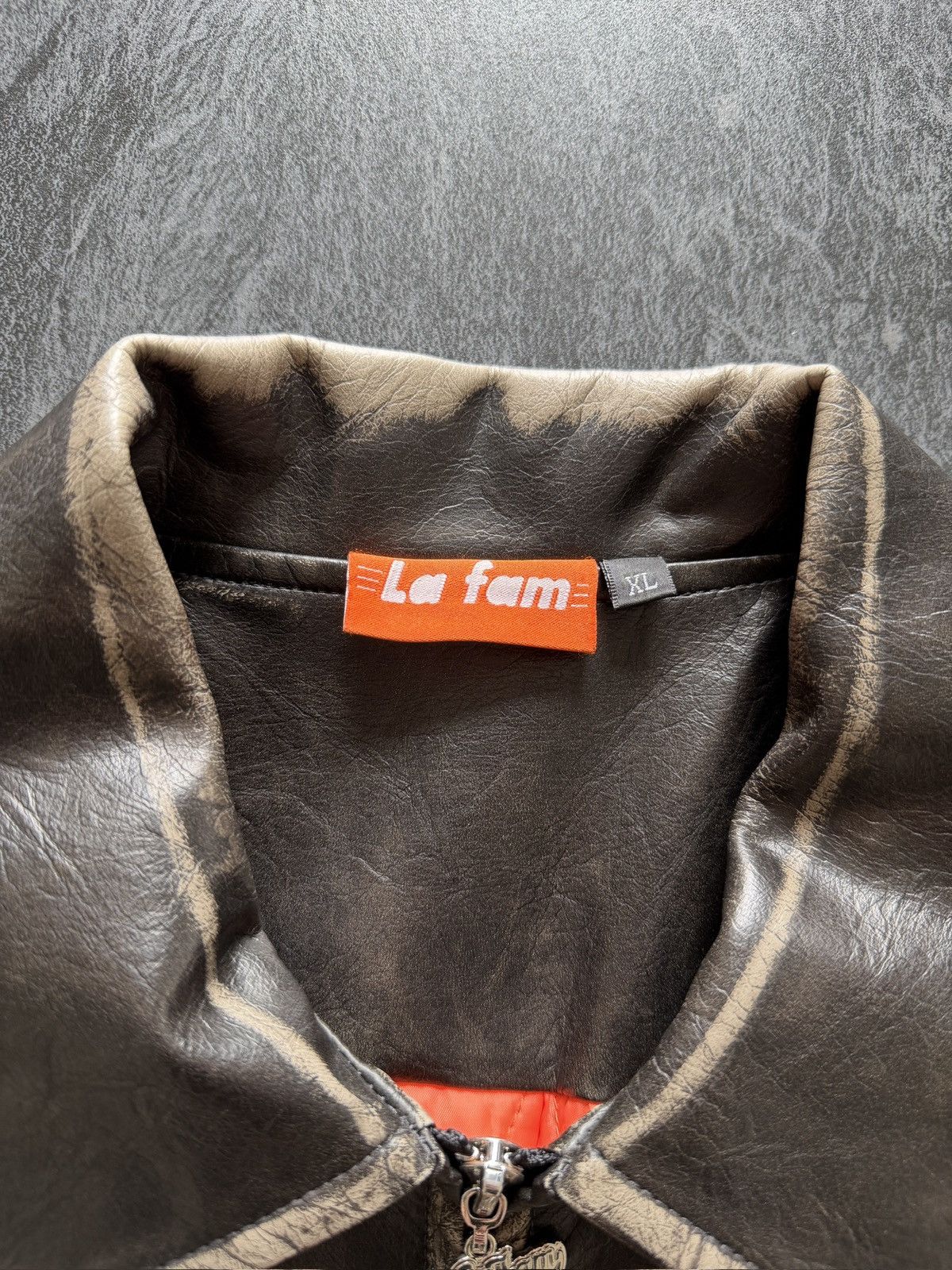La Fam Amsterdam La Fam leatherjacket XL Size US XL / EU 56 / 4 - 3 Thumbnail