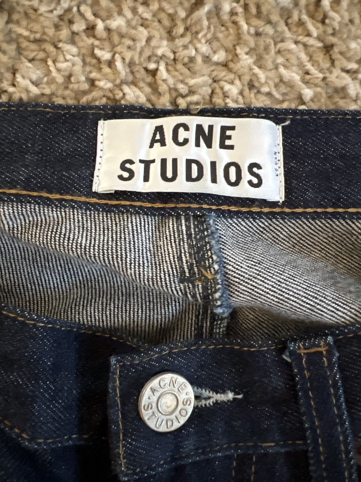 Acne Studios Acne Studios max raw denim Size US 33 - 3 Thumbnail