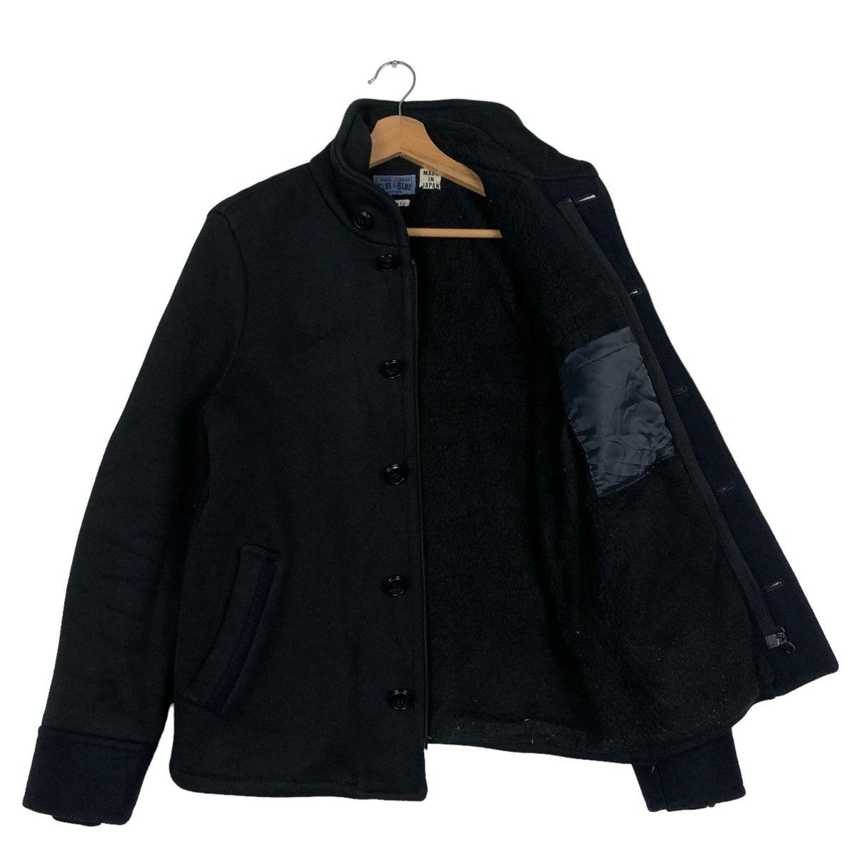 Blue Blue Japan 🔥BLUE BLUE WOOL DOUBLE BREAST JACKET ARIGATO JAPAN Size US M / EU 48-50 / 2 - 1 Thumbnail