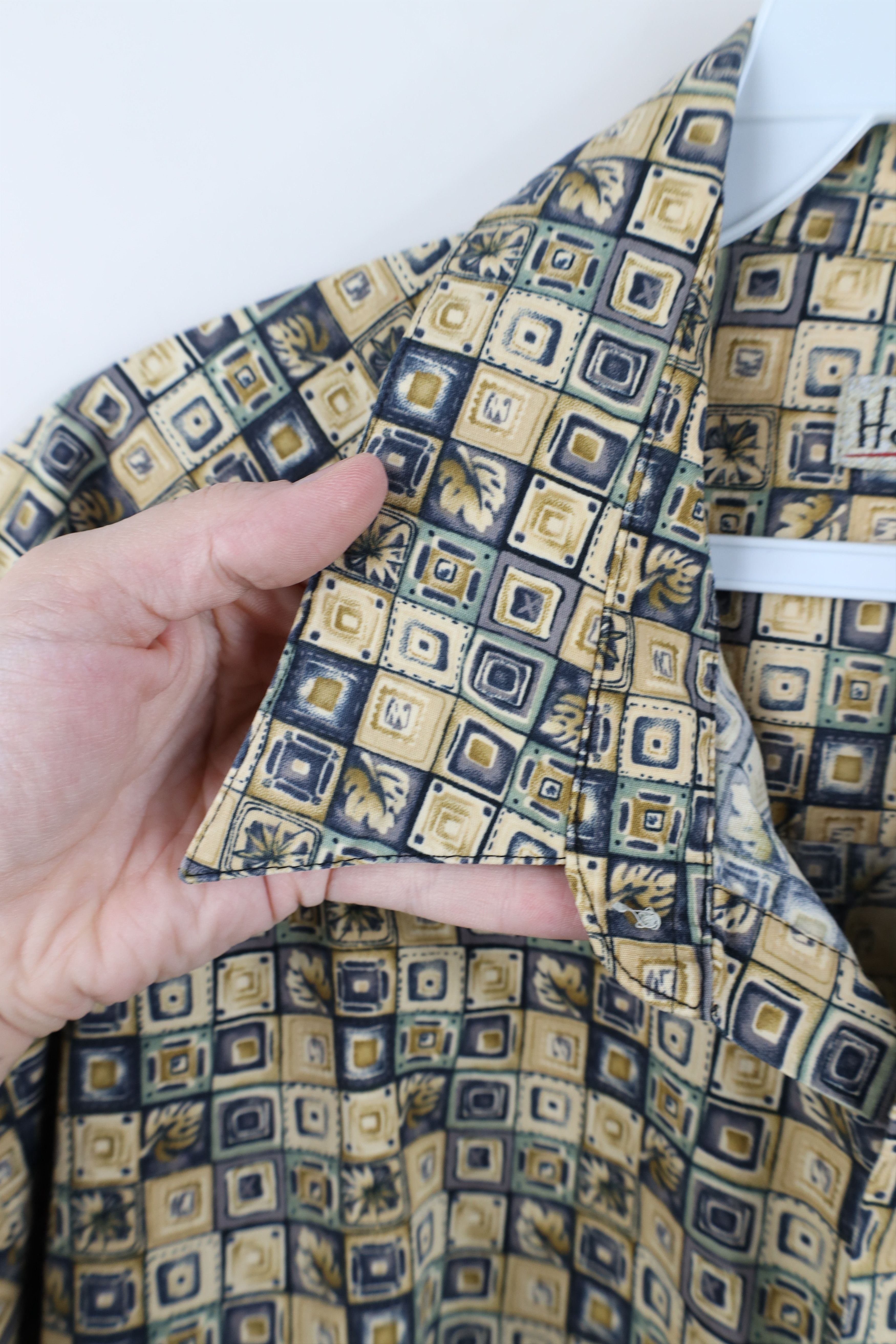 Vintage Vintage 90s Streetwear Checkered Short Sleeve Button Shirt Size US XL / EU 56 / 4 - 7 Thumbnail
