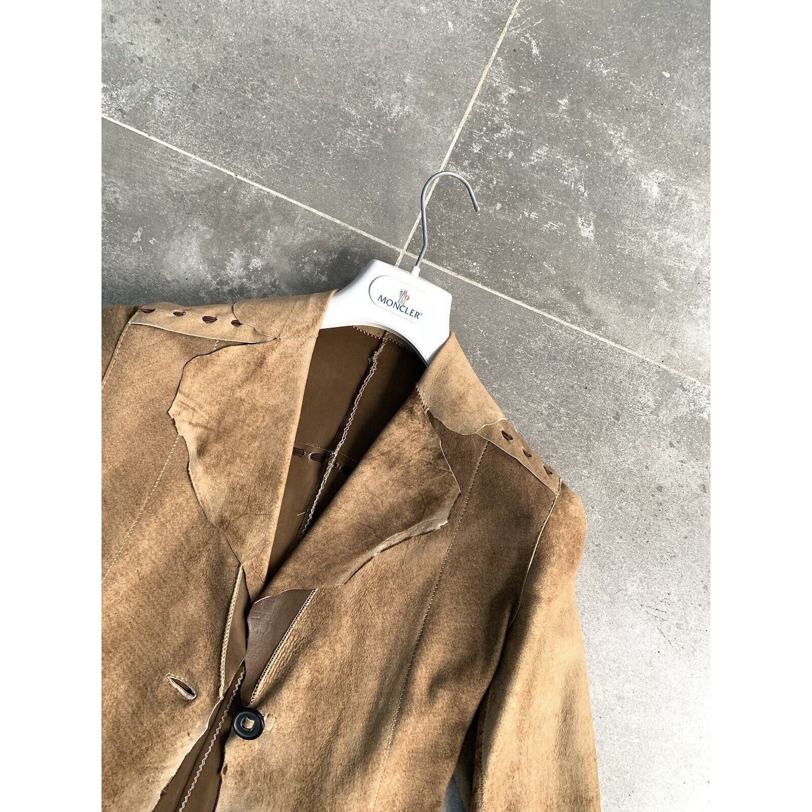 Other × Vintage SYLVIE SCHIMMEL Lamb Leather Trench Coat Jacket EU 36 US 4 Size S / US 4 / IT 40 - 17 Thumbnail