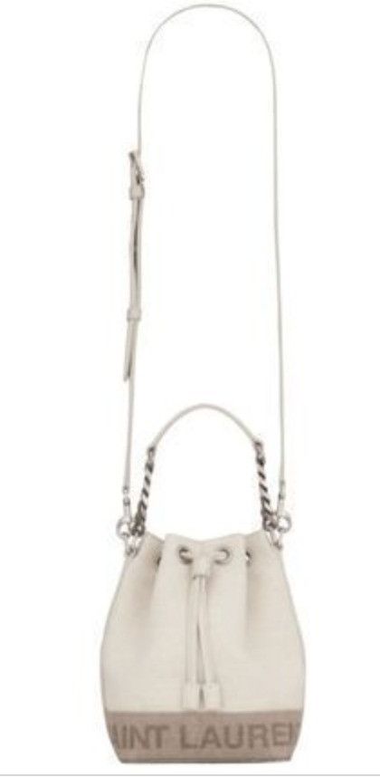 oc11z0524 Size:OS Rive Gauche Mini Bucket Bag in Canvas
