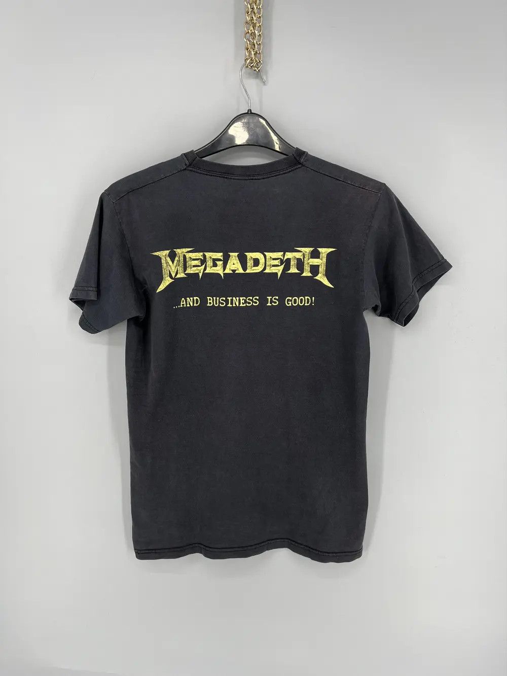 Band Tees Vintage Y2K MEGADETH Band Rock Tee Horror Skull Screamer 90s Size US S / EU 44-46 / 1 - 9 Thumbnail