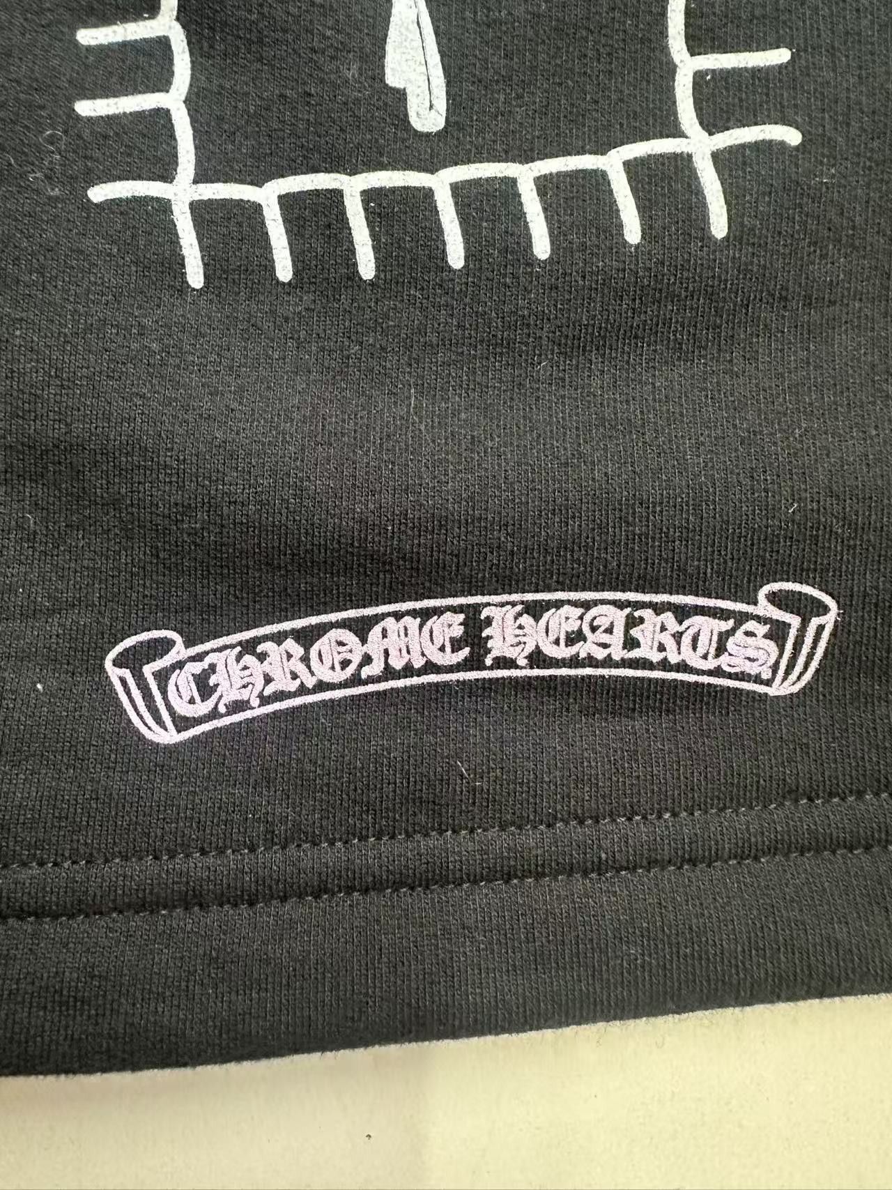 Chrome Hearts Chrome Hearts Deadly Doll Dagger Logo Sweatpants Size 35" - 11 Thumbnail