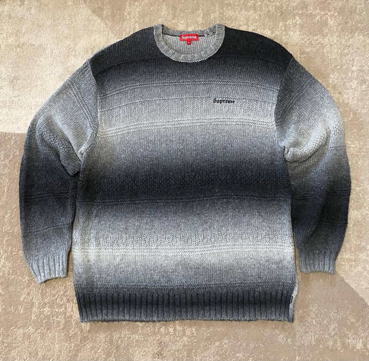 Supreme Supreme FW/22 Gradient Stripe Sweater size XL men’s Size US XL / EU 56 / 4 - 2 Thumbnail