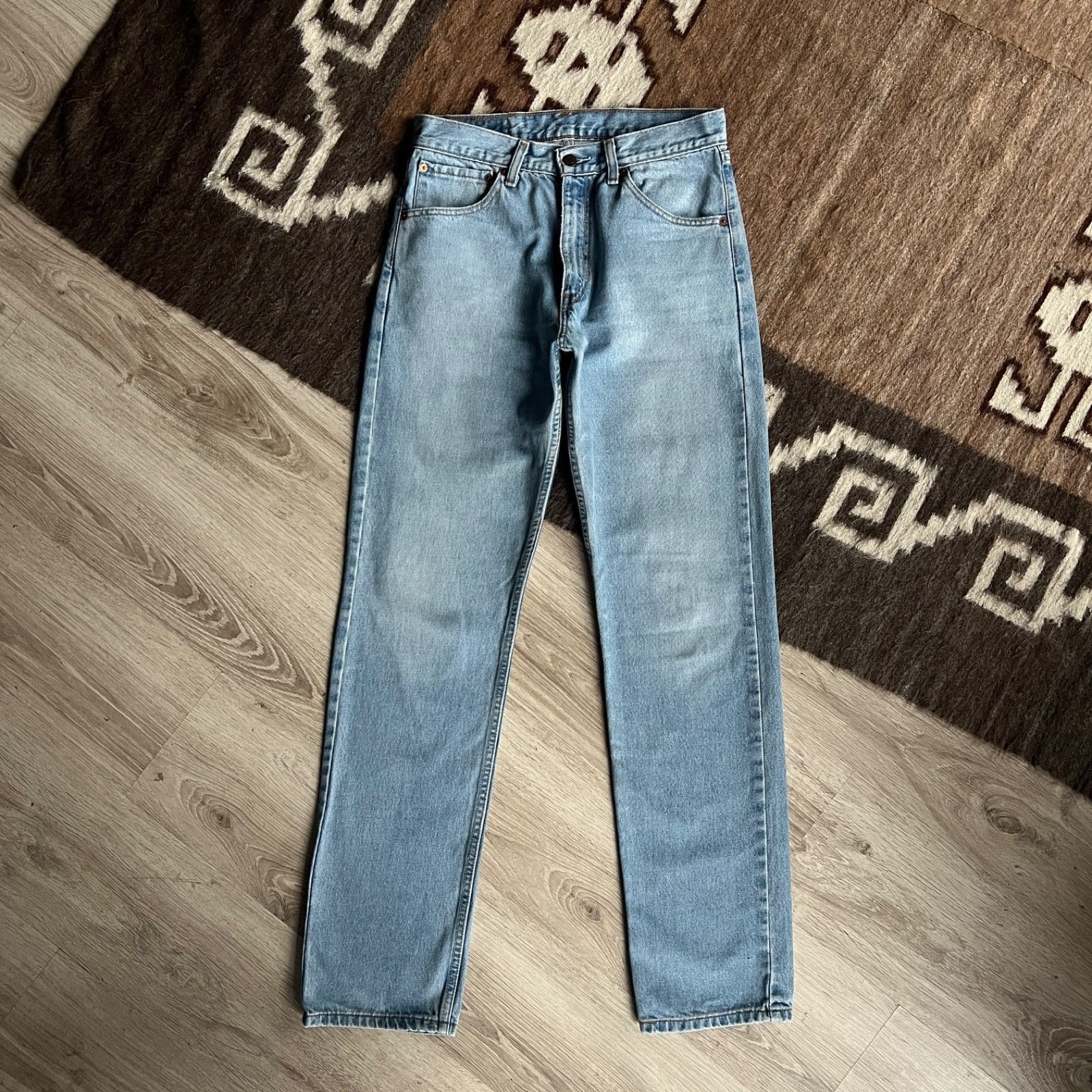 Levi's Levi’s 521 Vintage Straight Fit Denim Jeans 9811AC Size US 31 - 4 Thumbnail