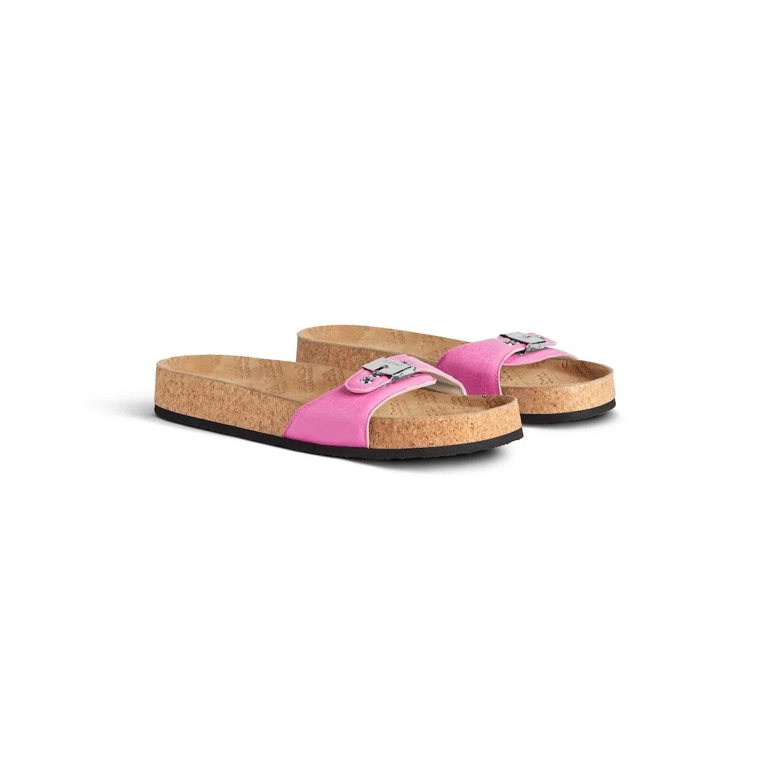 Balenciaga o1tr1nto0526 Scholl Flat Sandals in Glossy Pink Size US 7 / IT 37 - 2 Thumbnail