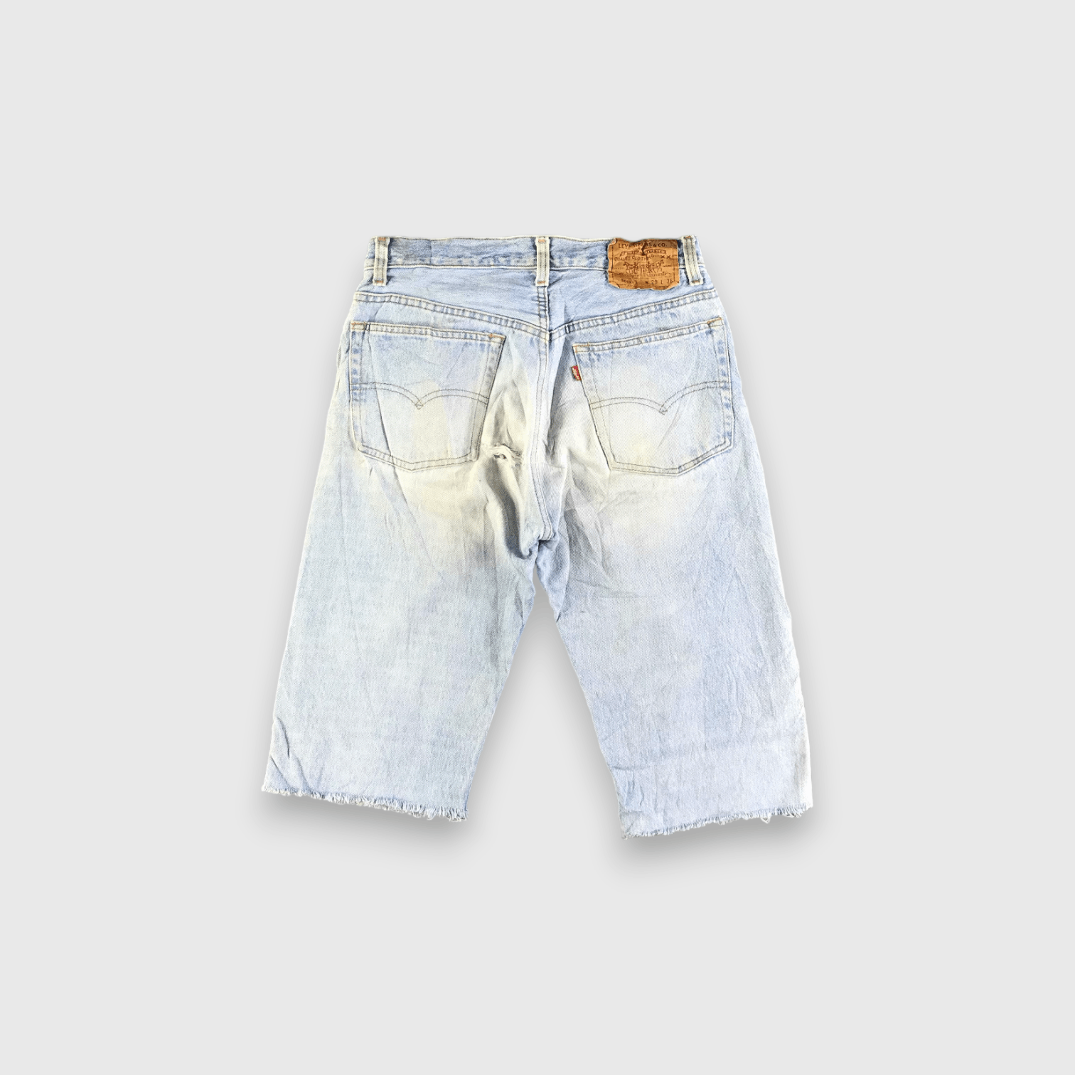 Levi's × Vintage Vintage 90s Light Wash Levis 501 Jeans-J3927 Size US 28 / EU 44 - 2 Thumbnail